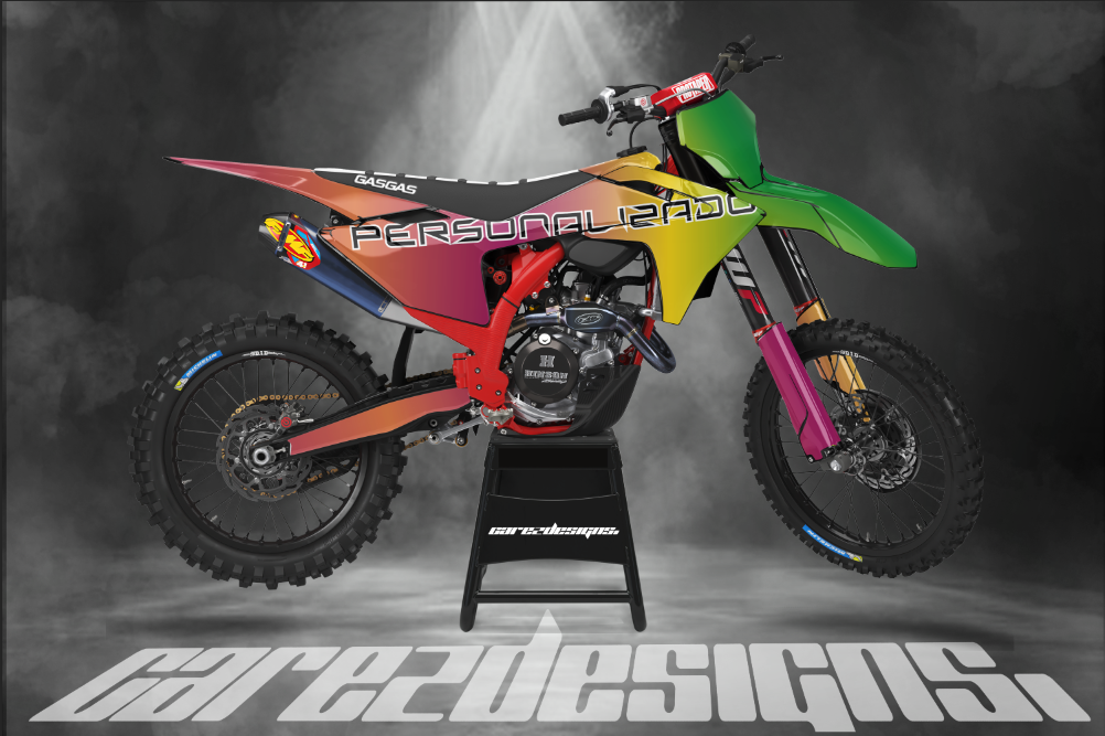 KIT DE PEGATINAS ENDURO/MX 100% PERSONALIZADO