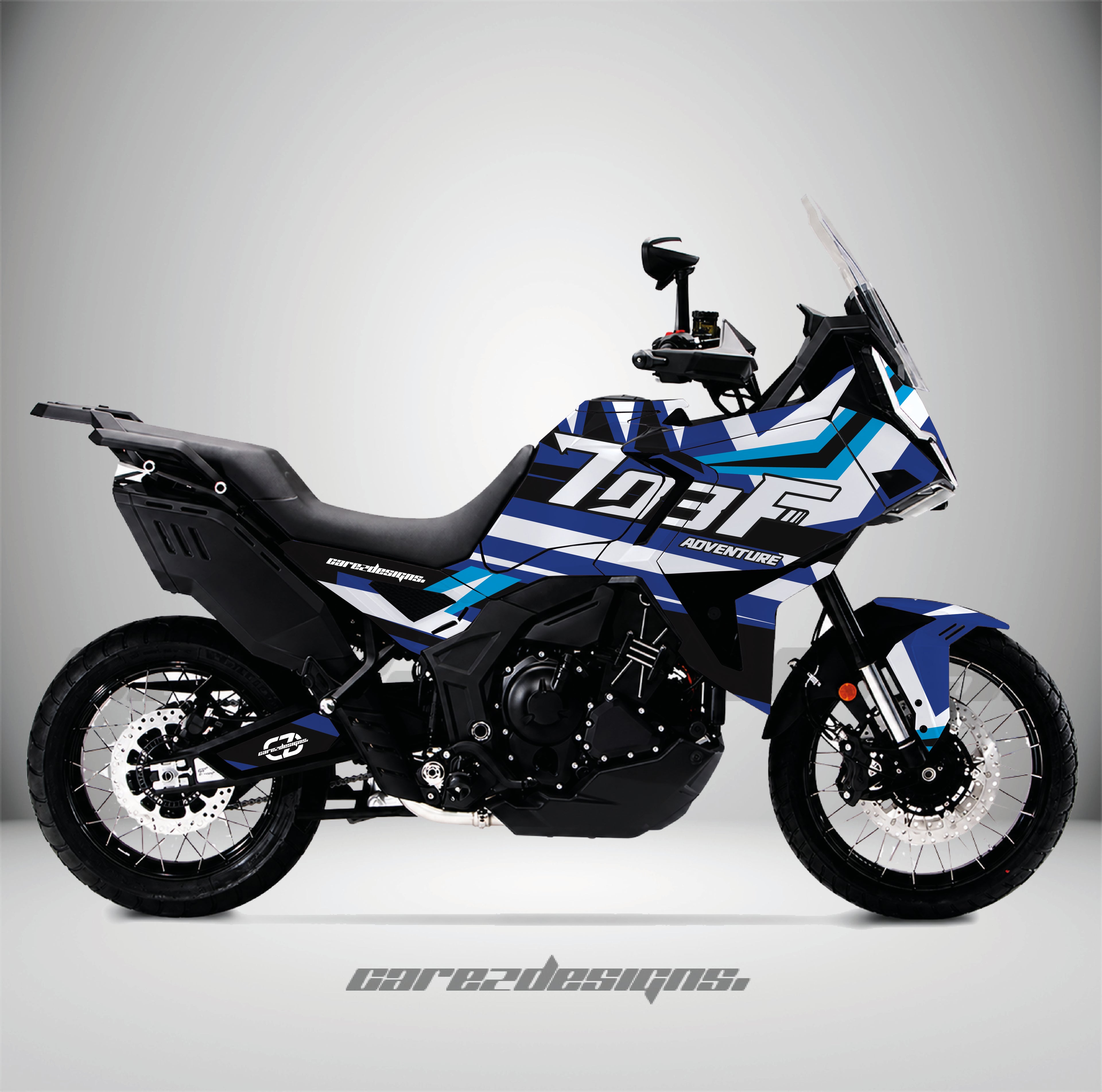 Adhesivos Moto Zontes 703F (2024-2026)- Blue Space