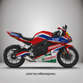 Adhesivos Moto Honda Cbr 650r (All Years)- GP racing