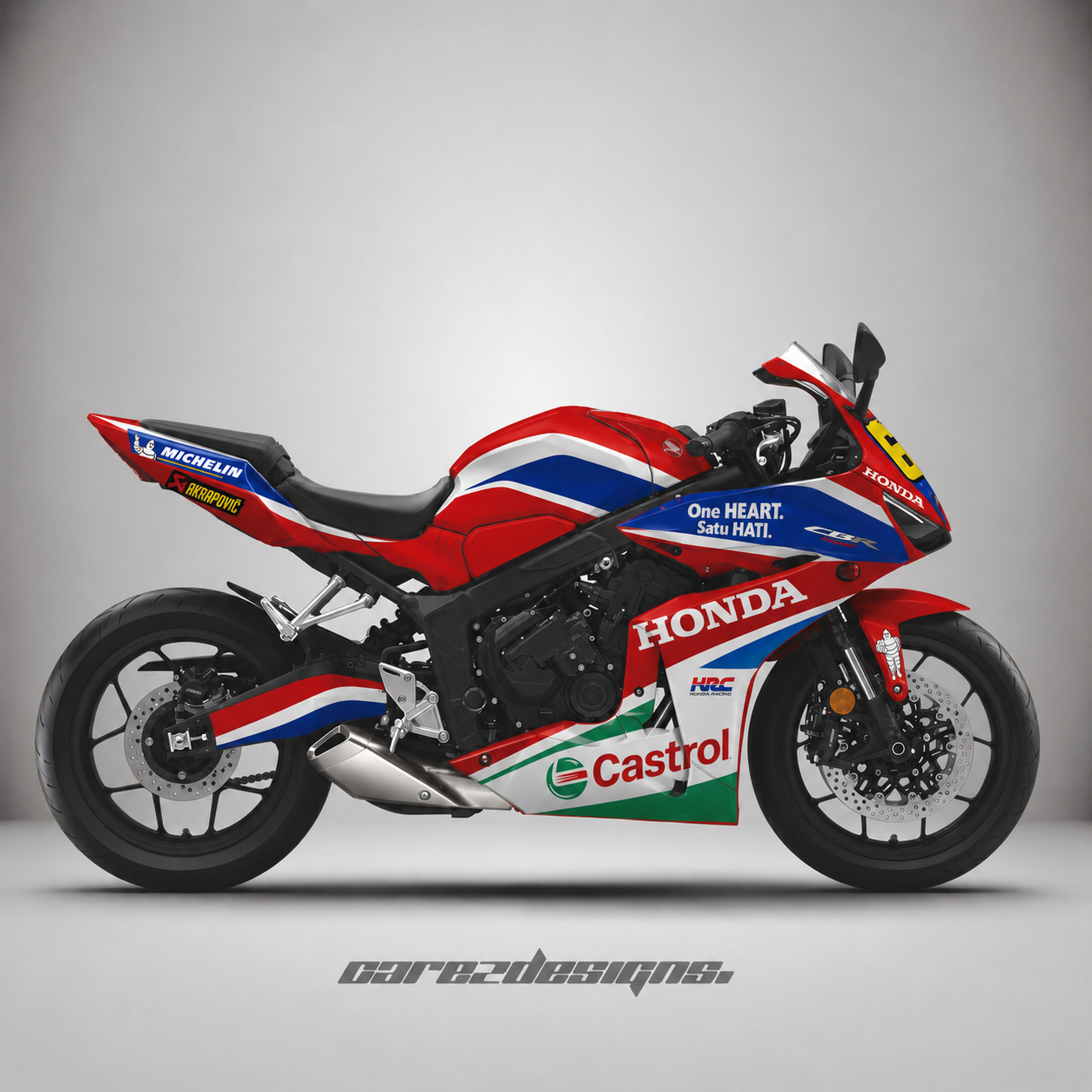 Adhesivos Moto Honda Cbr 650r (All Years)- GP racing