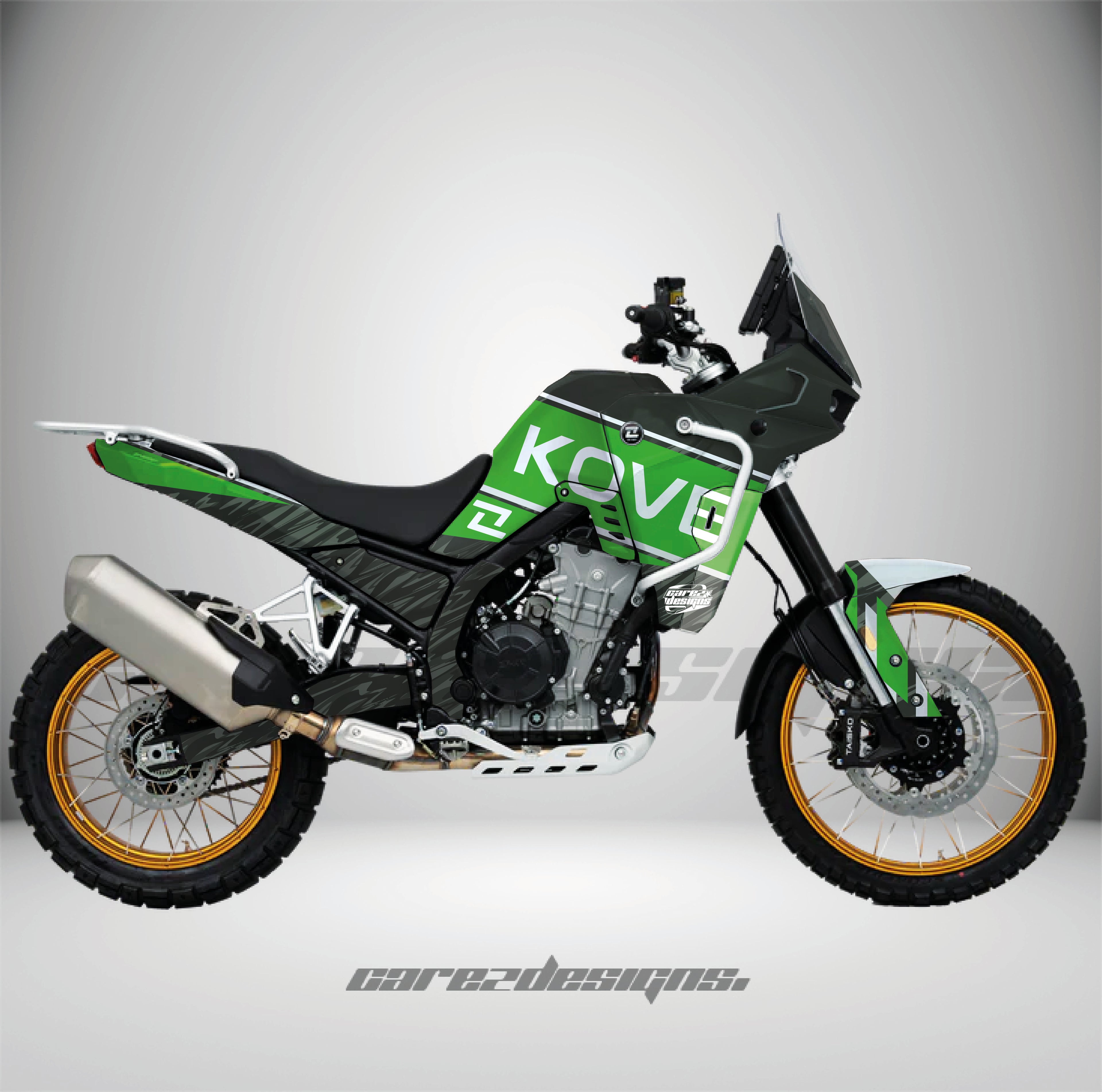 Adhesivos Moto Kove 800x (2024-2026) Green Rally