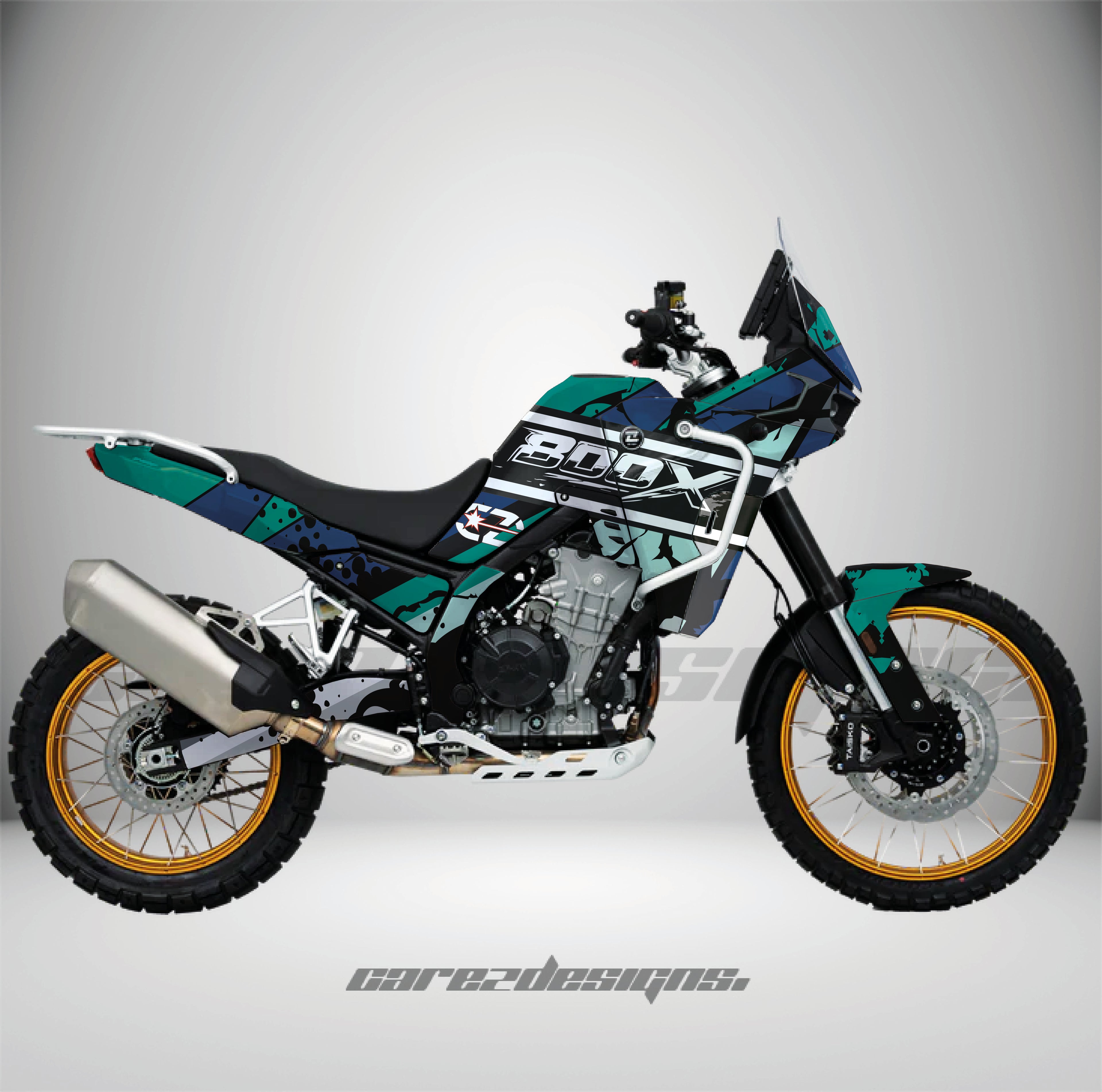 Adhesivos Moto Kove 800x (2024-2026) Motion Blue