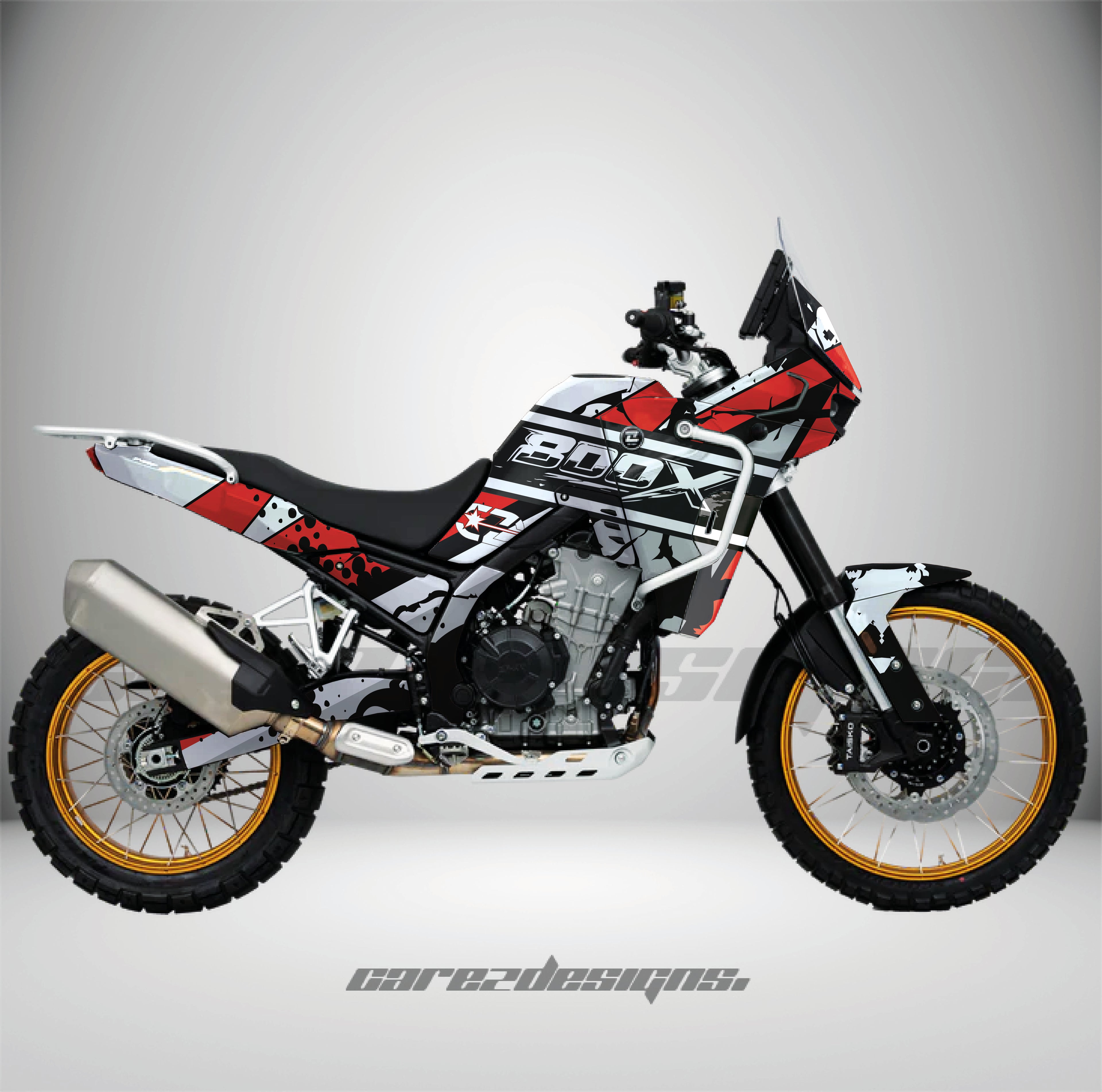 Adhesivos Moto Kove 800x (2024-2026) Motion Red