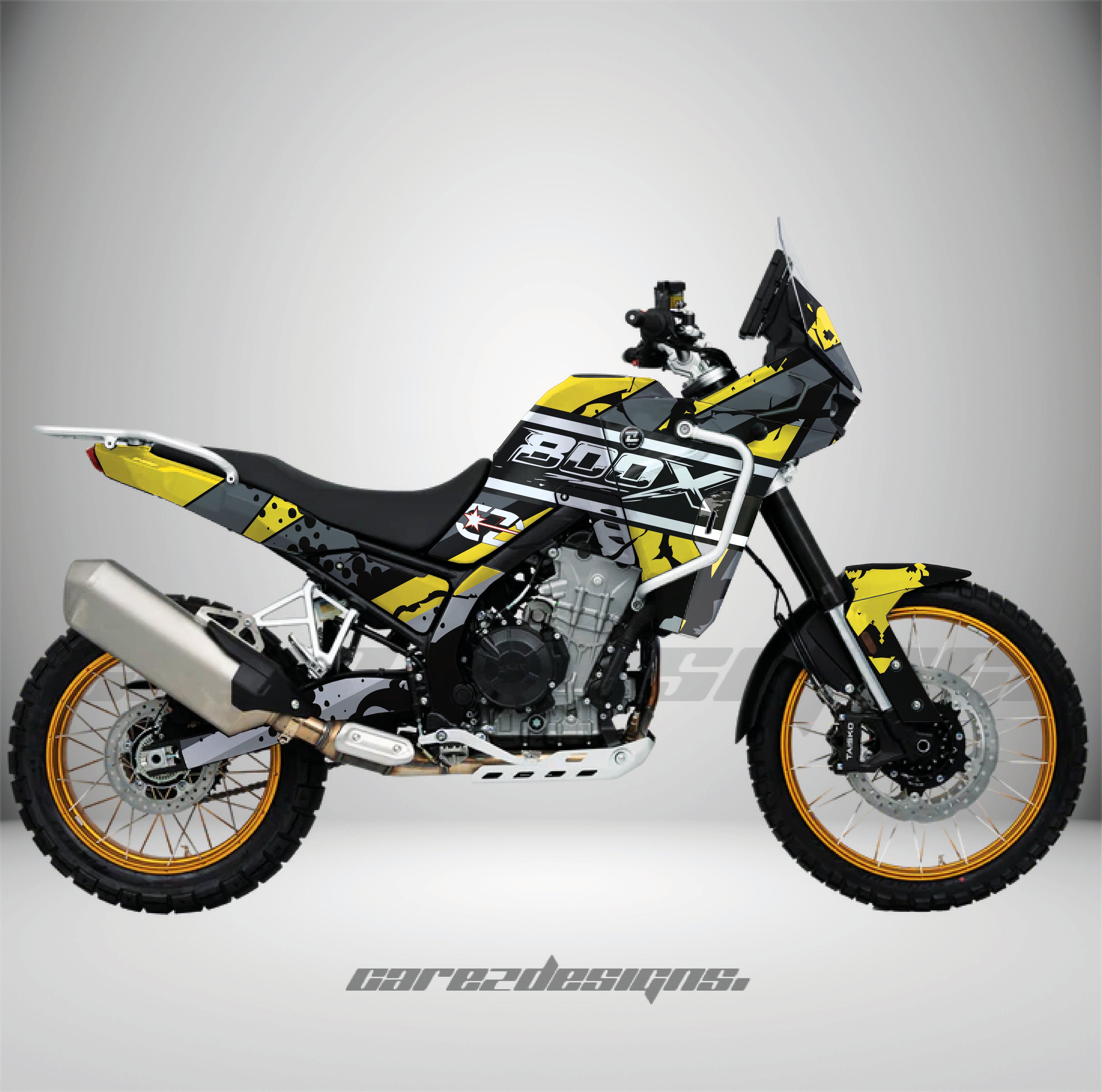 Adhesivos Moto Kove 800x (2024-2026) Motion Yellow