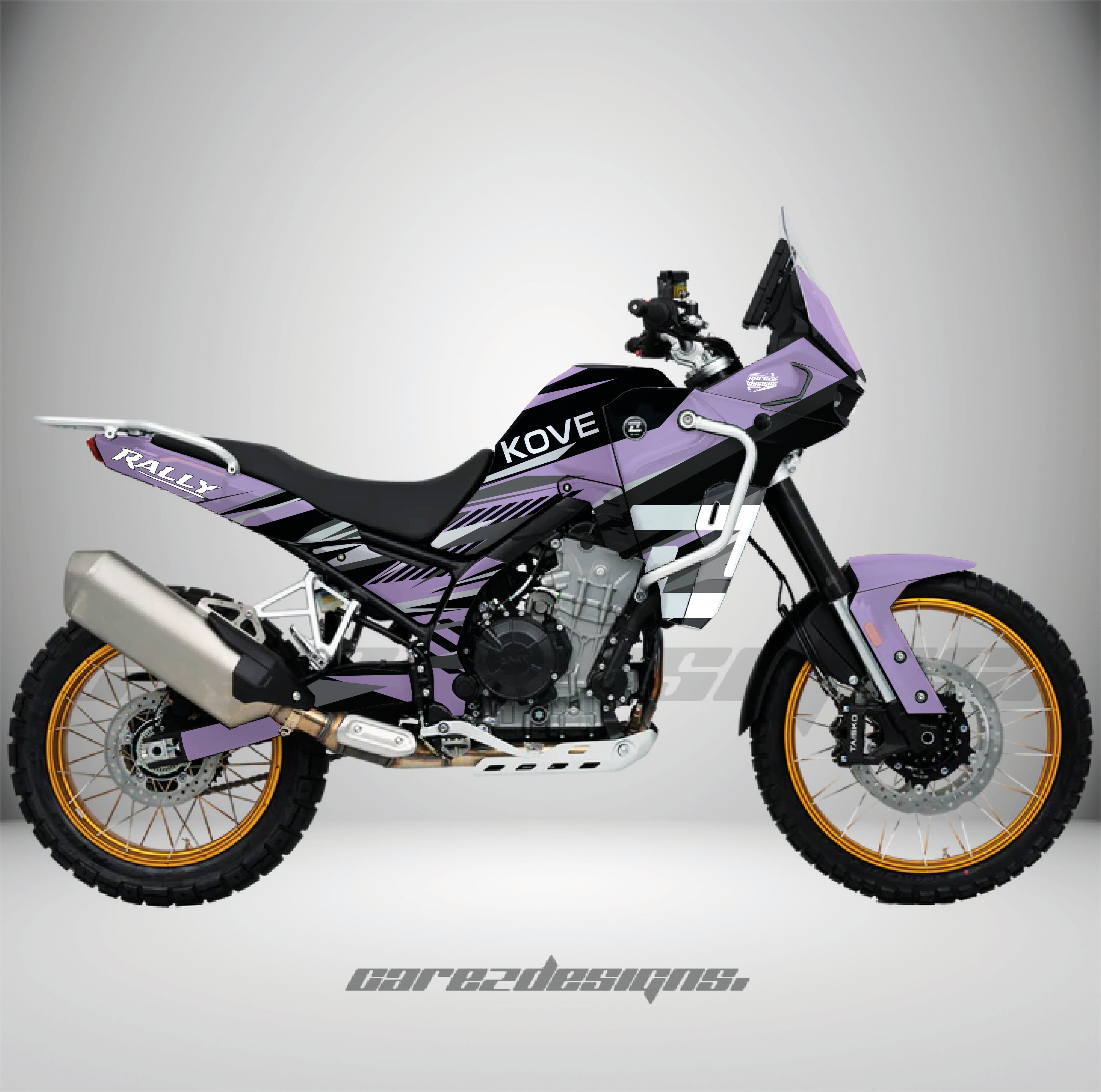 Adhesivos Moto Kove 800x (2024-2026) Phantom Rally Purple