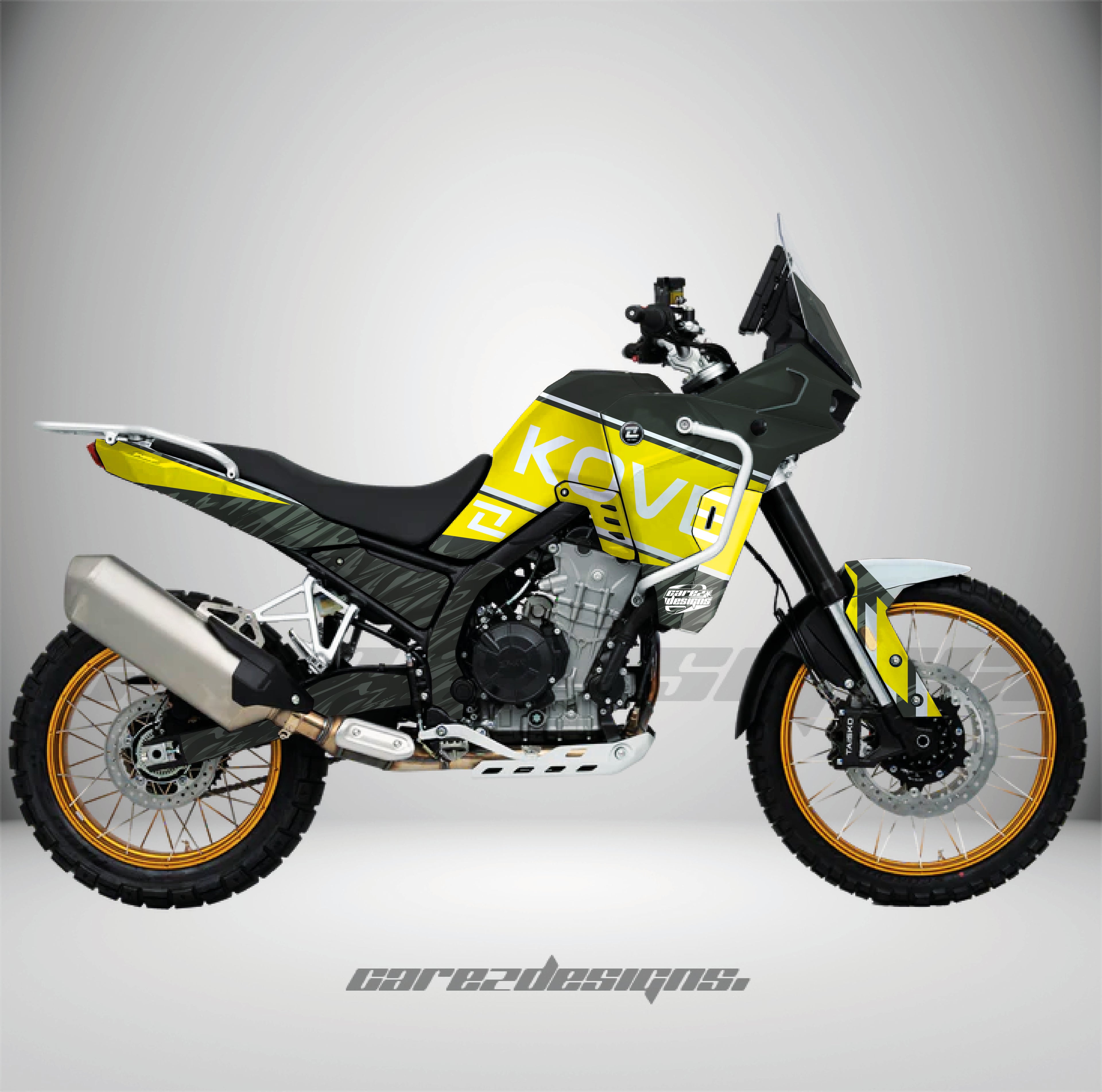 Adhesivos Moto Kove 800x (2024-2026) Yellow Rally