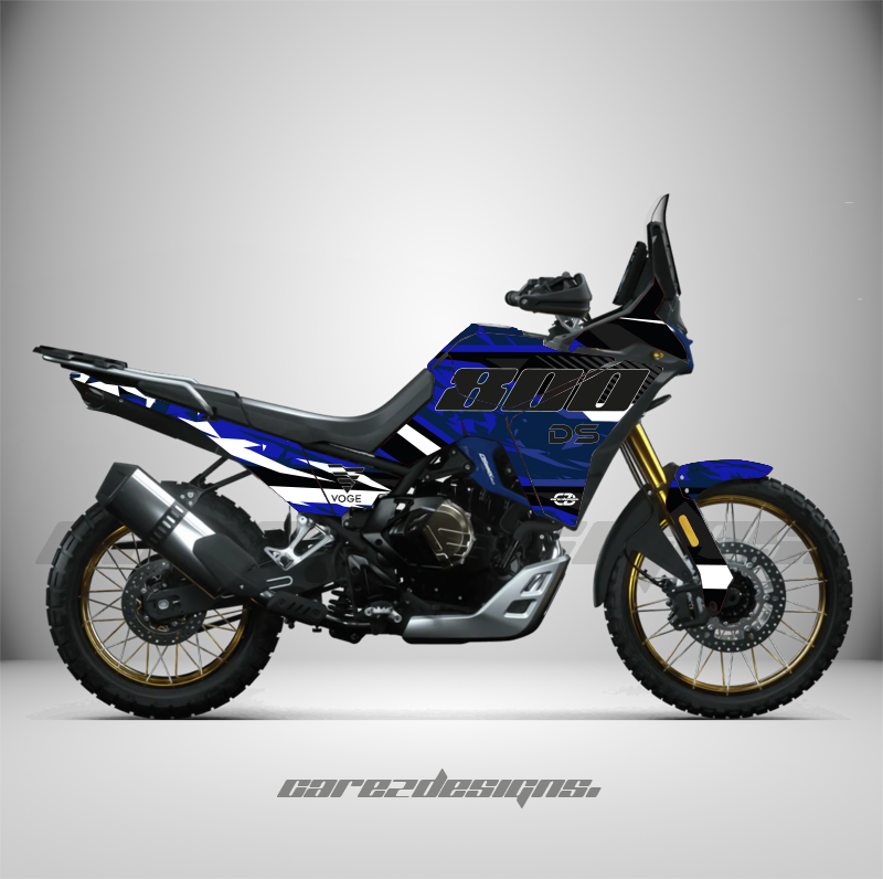 Adhesivos Moto Voge 800 DS RALLY (2025-2026)- Blue Storm