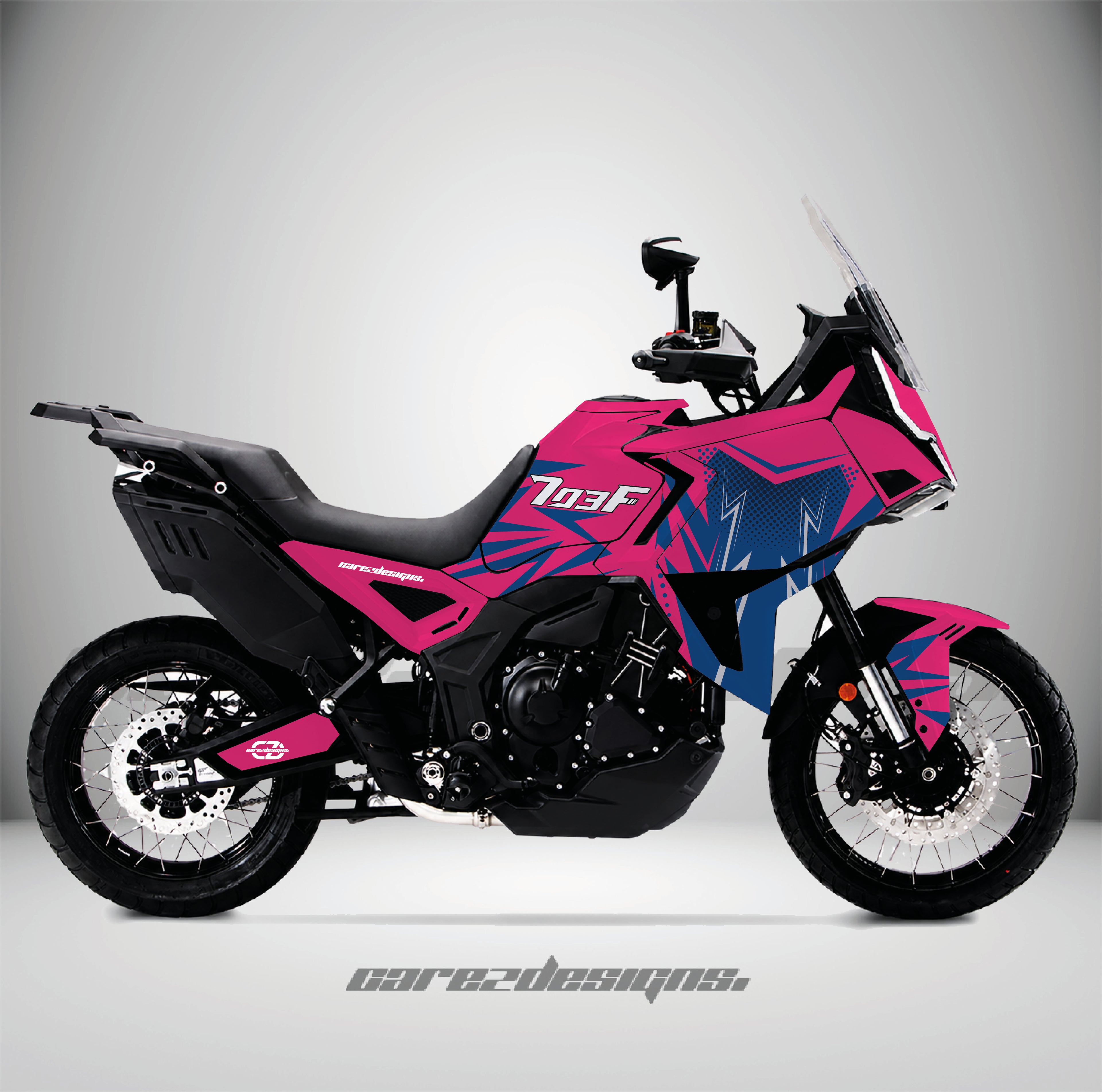 Adhesivos Moto Zontes 703F (2024-2026)- Pink Phantom