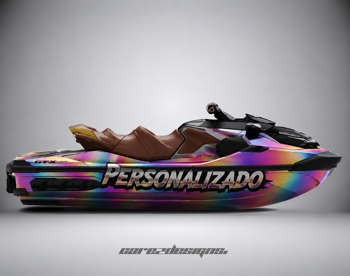 Kit De Adhesivos Personalizado Para Moto De Agua