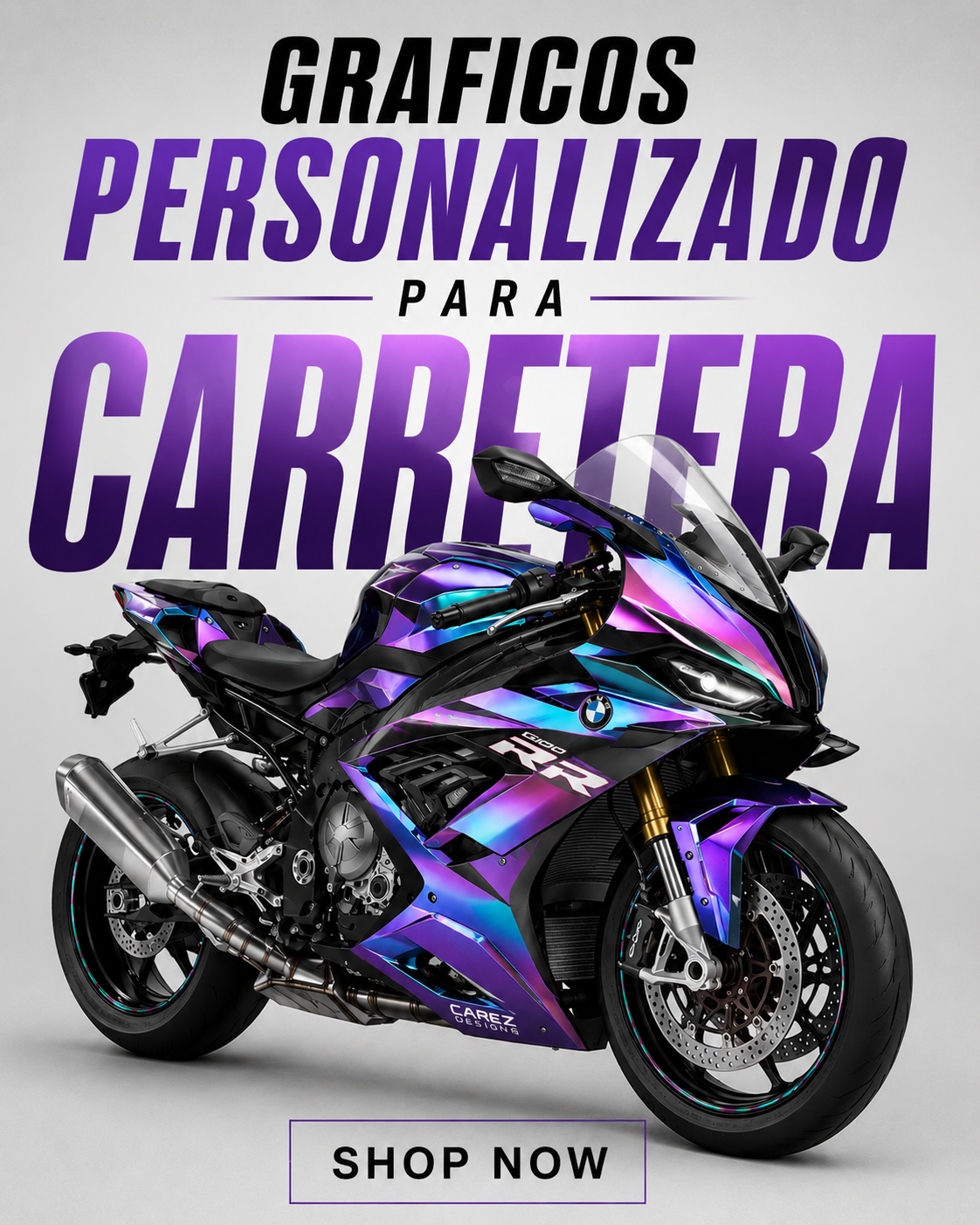 Kit De Adhesivos Personalizado Para Moto De Carretera