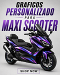 Kit De Adhesivos Personalizado Para Maxi Scooter