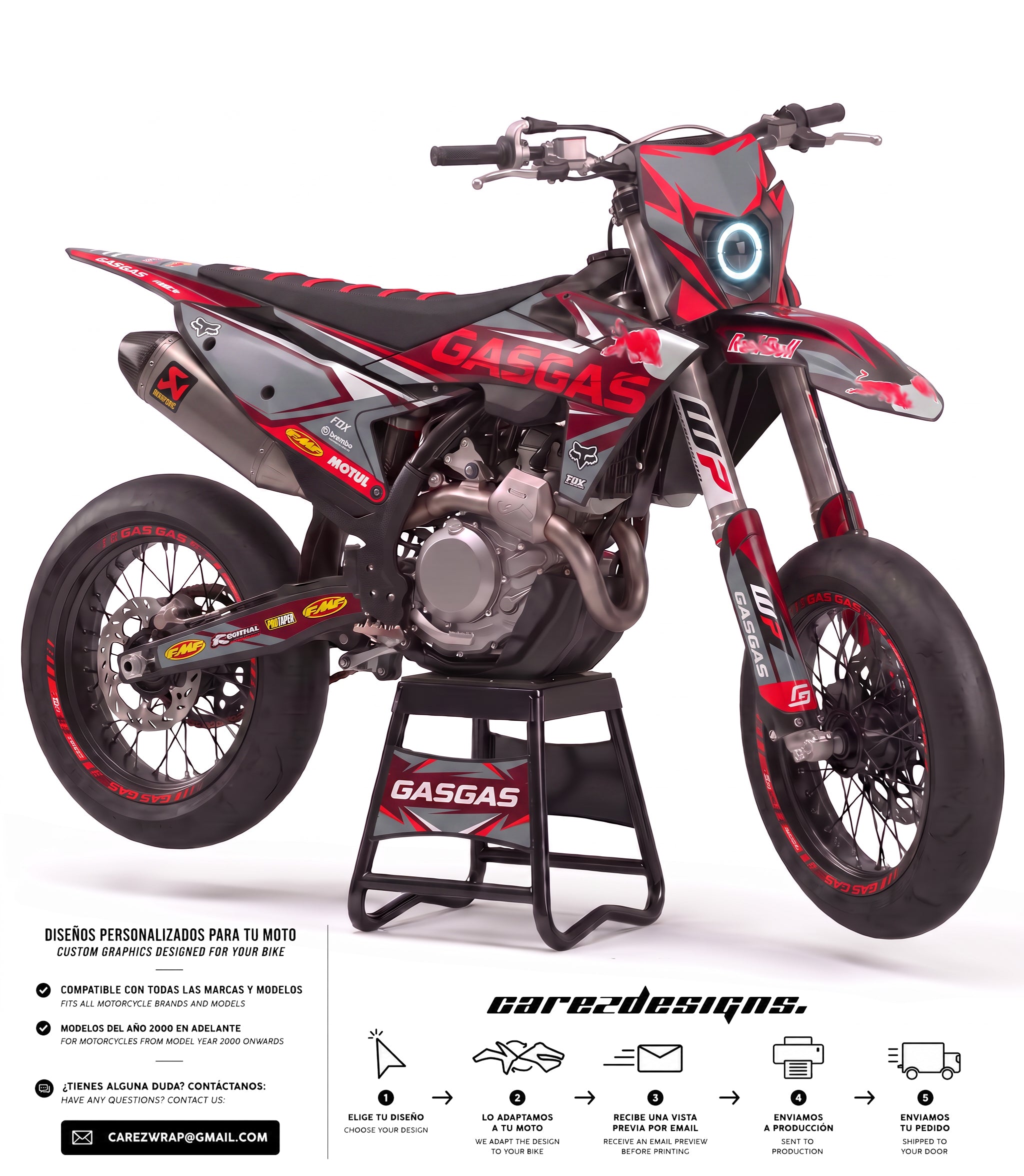 GAS GAS EXOTIC - GRAPHICS KIT