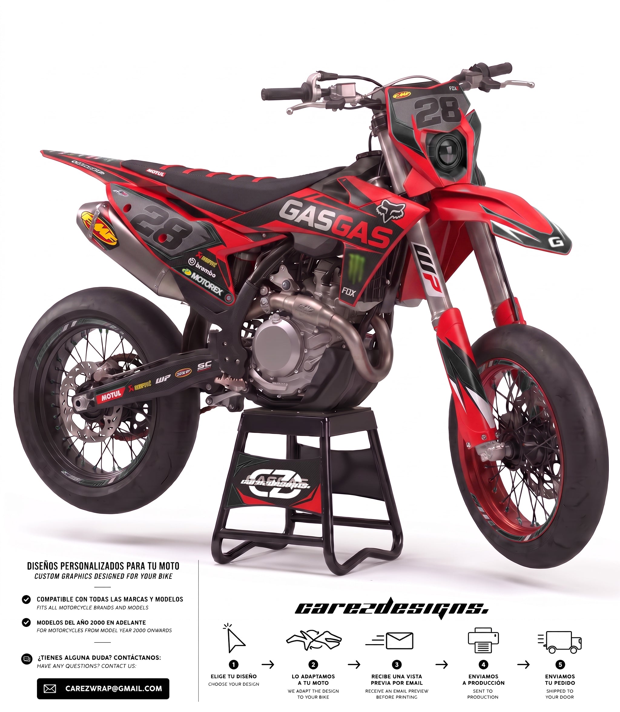 GAS GAS FURY - GRAPHICS KIT