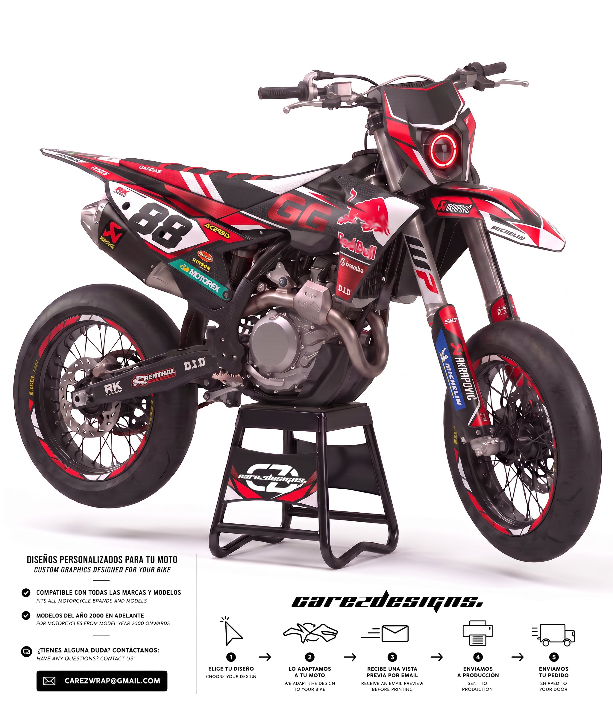 GAS GAS GG - GRAPHICS KIT