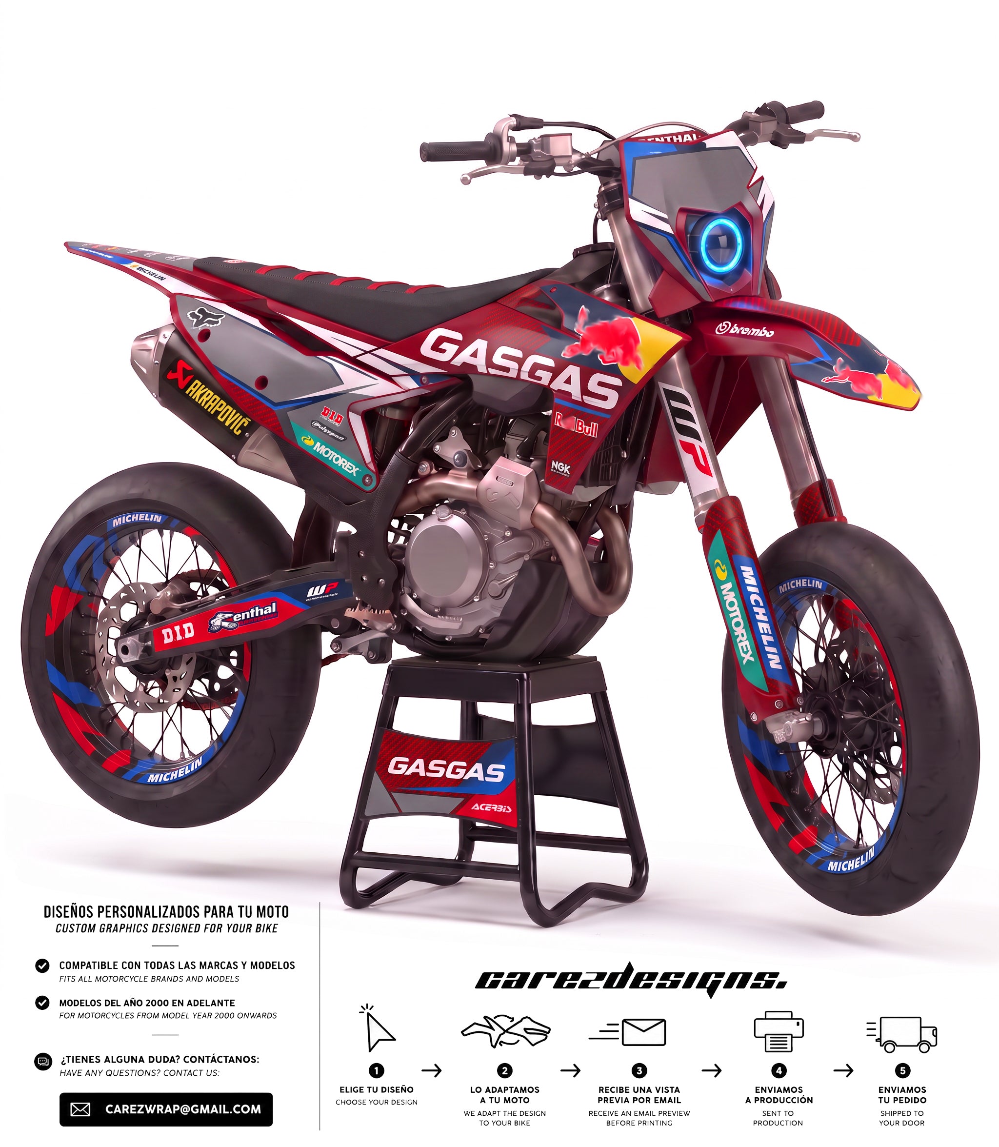 GAS GAS RUBY - GRAPHICS KIT