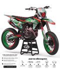 HOLOGRAPHIC MOTUL  GREEN - GRAPHICS KIT