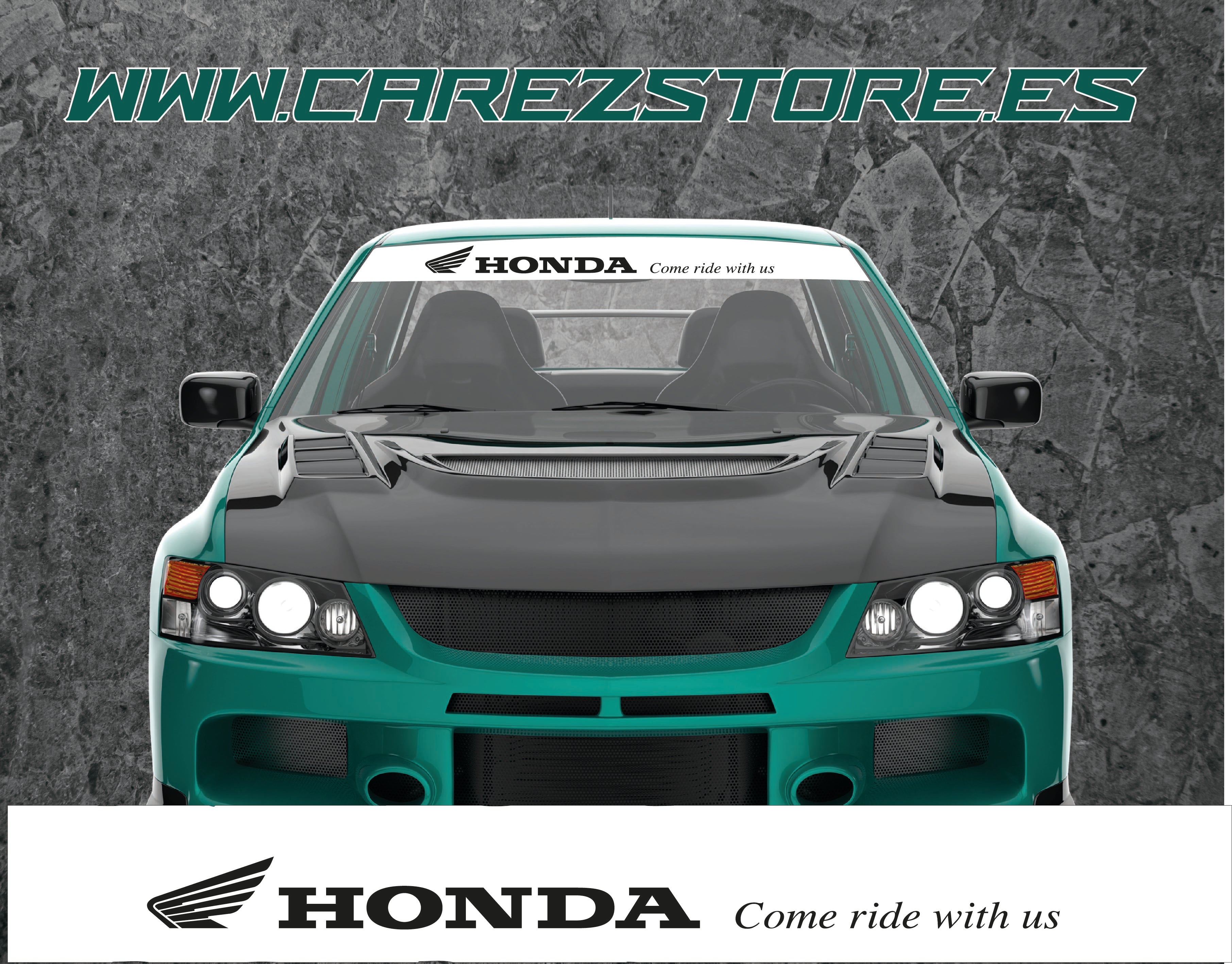 Parasol Honda Come ride with us