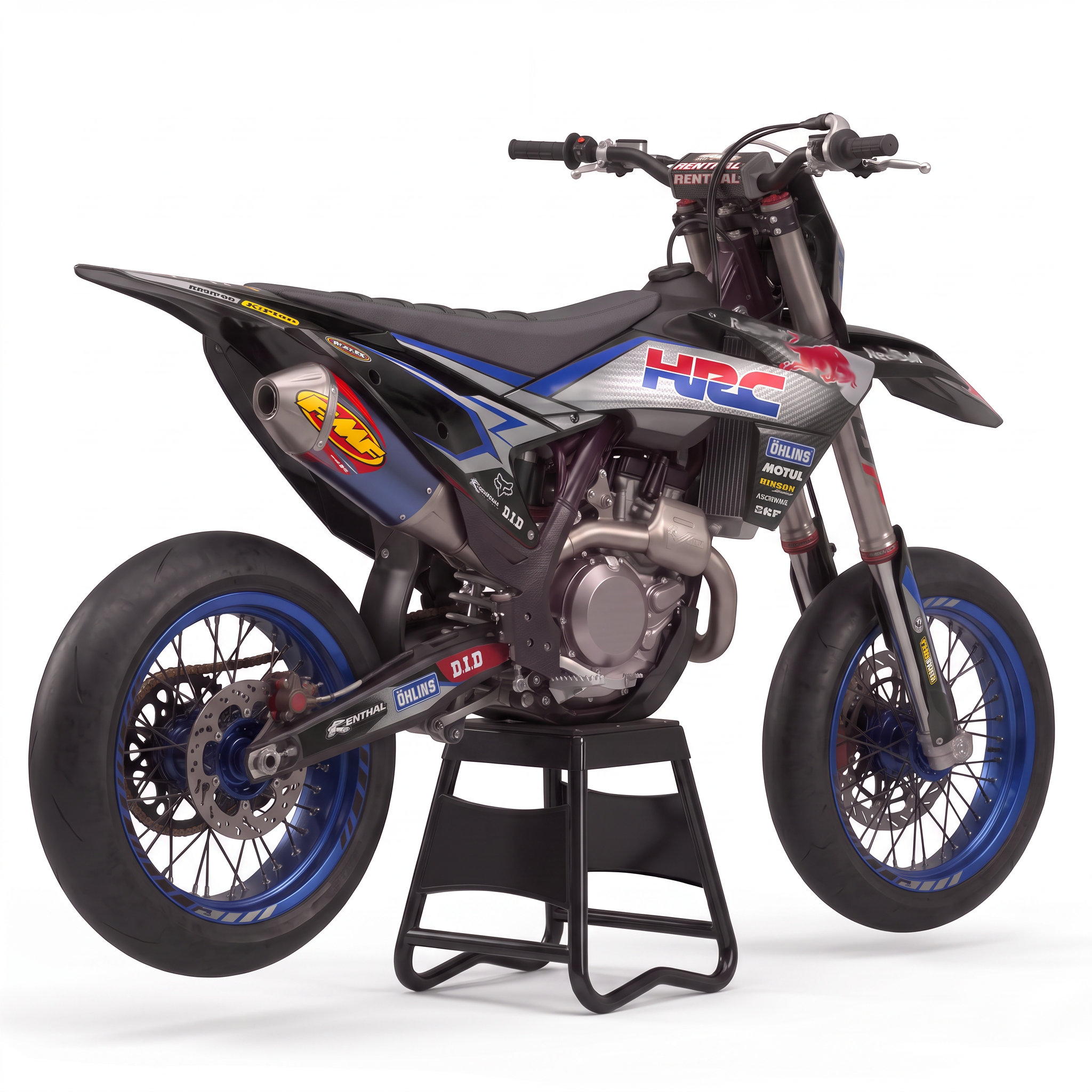 HONDA HRC BLACK - GRAPHICS KIT