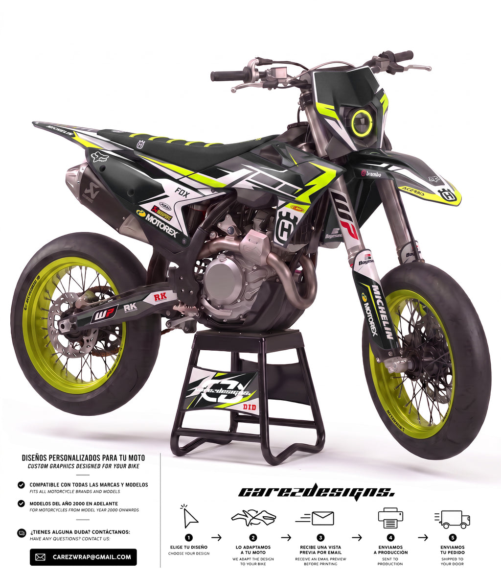 HUSQVARNA DIABLO BLACK - GRAPHICS KIT