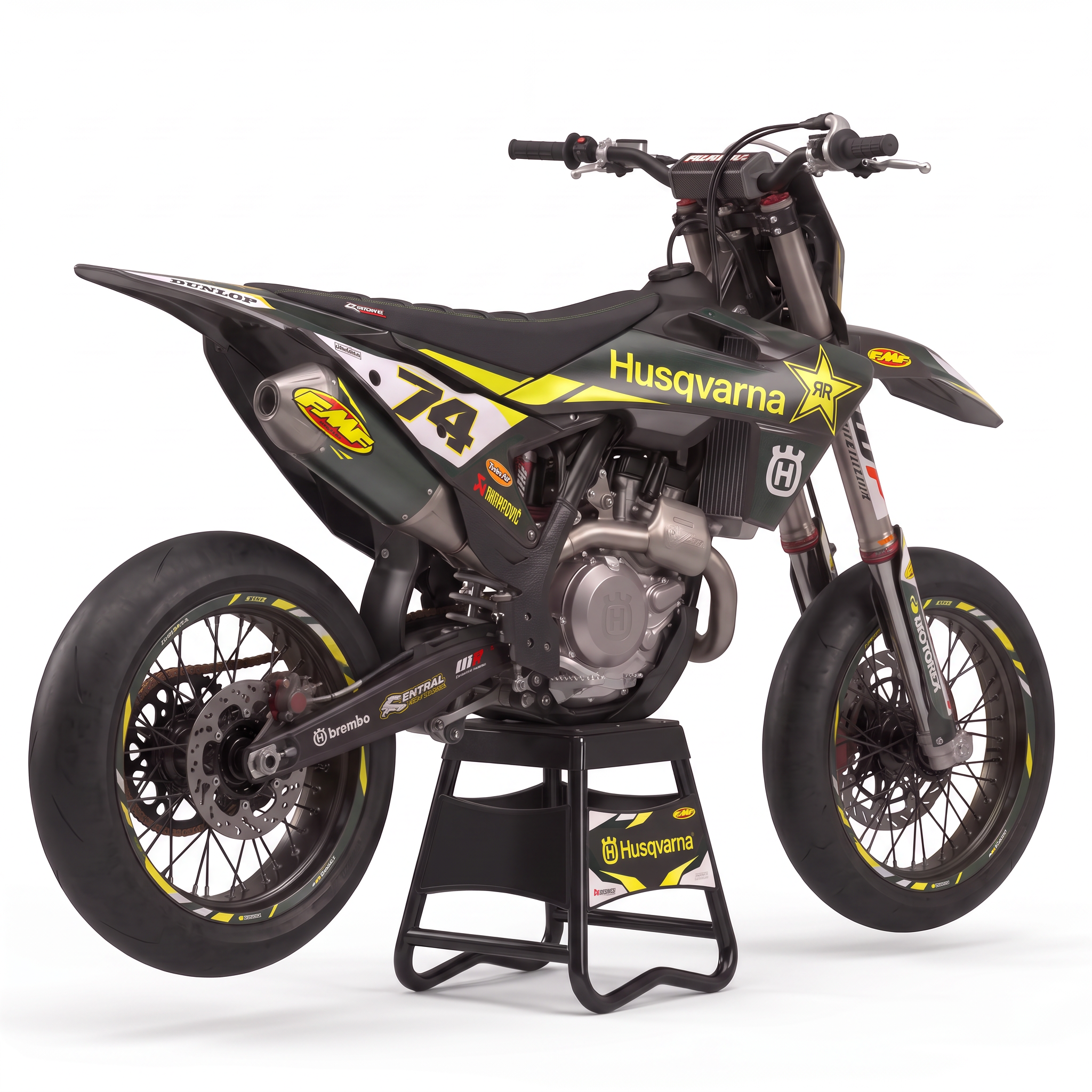 HUSQVARNA ENERGY BLACK - GRAPHICS KIT