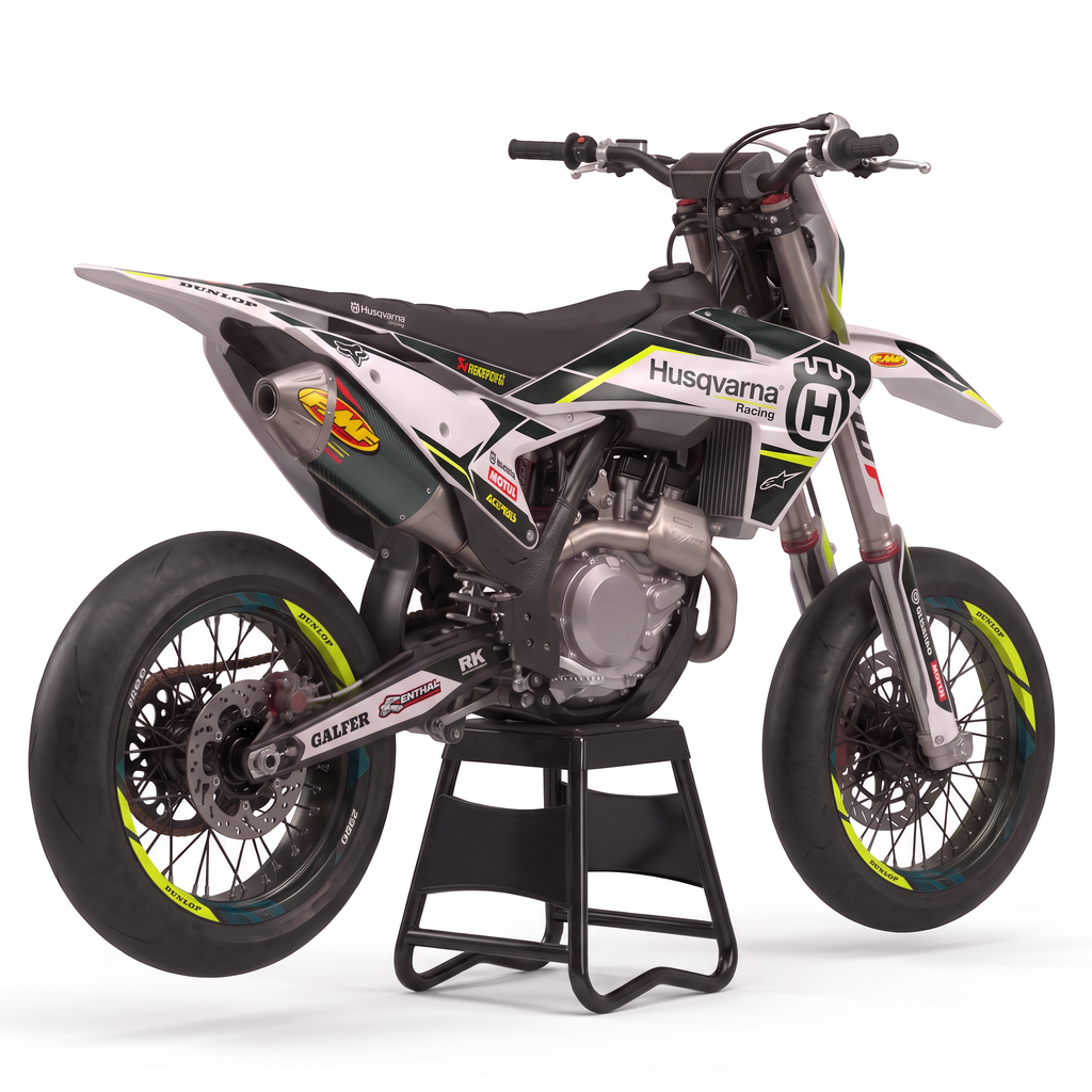 HUSQVARNA FACTORY BLACK - GRAPHICS KIT