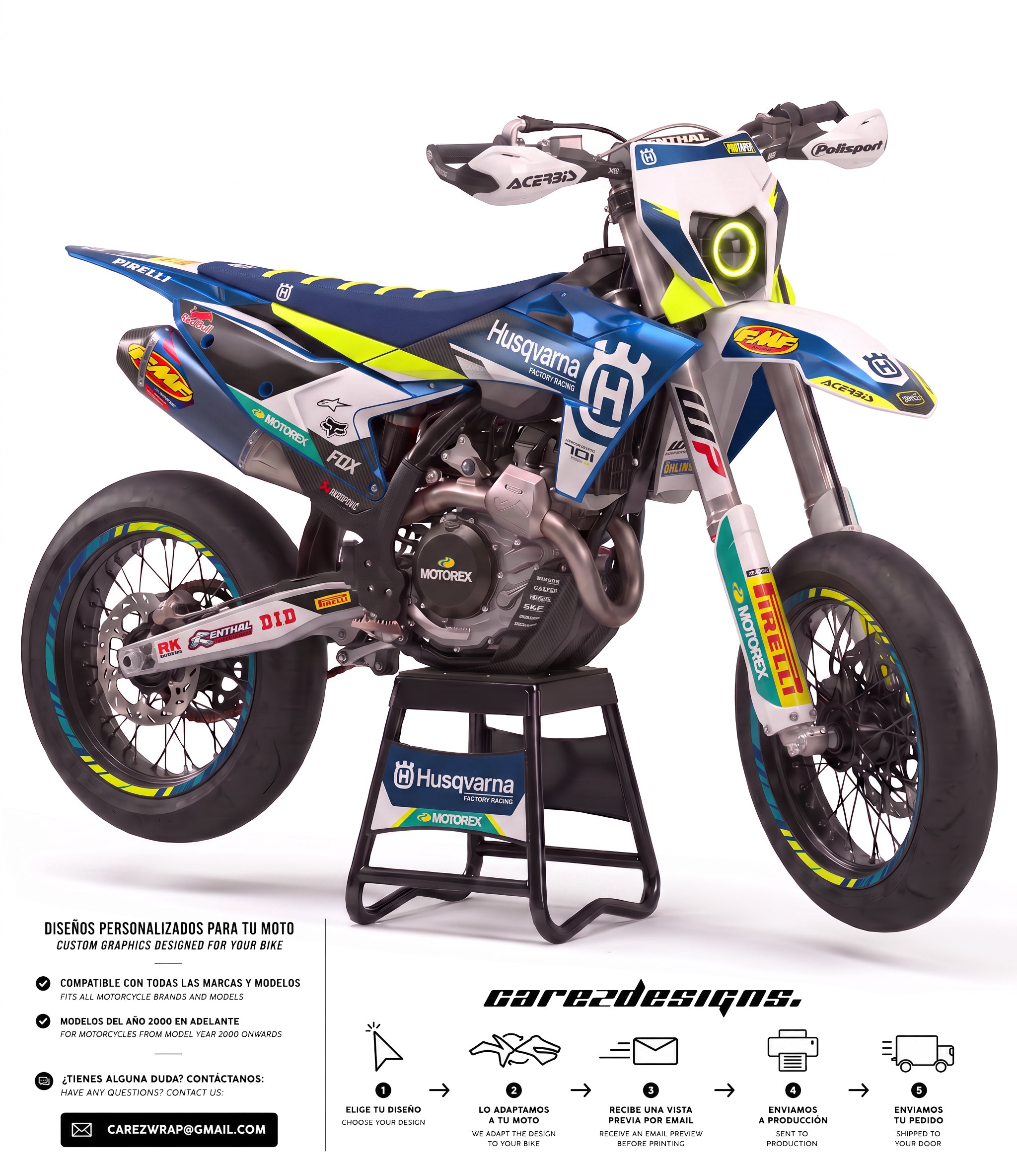 HUSQVARNA PURE - GRAPHICS KIT