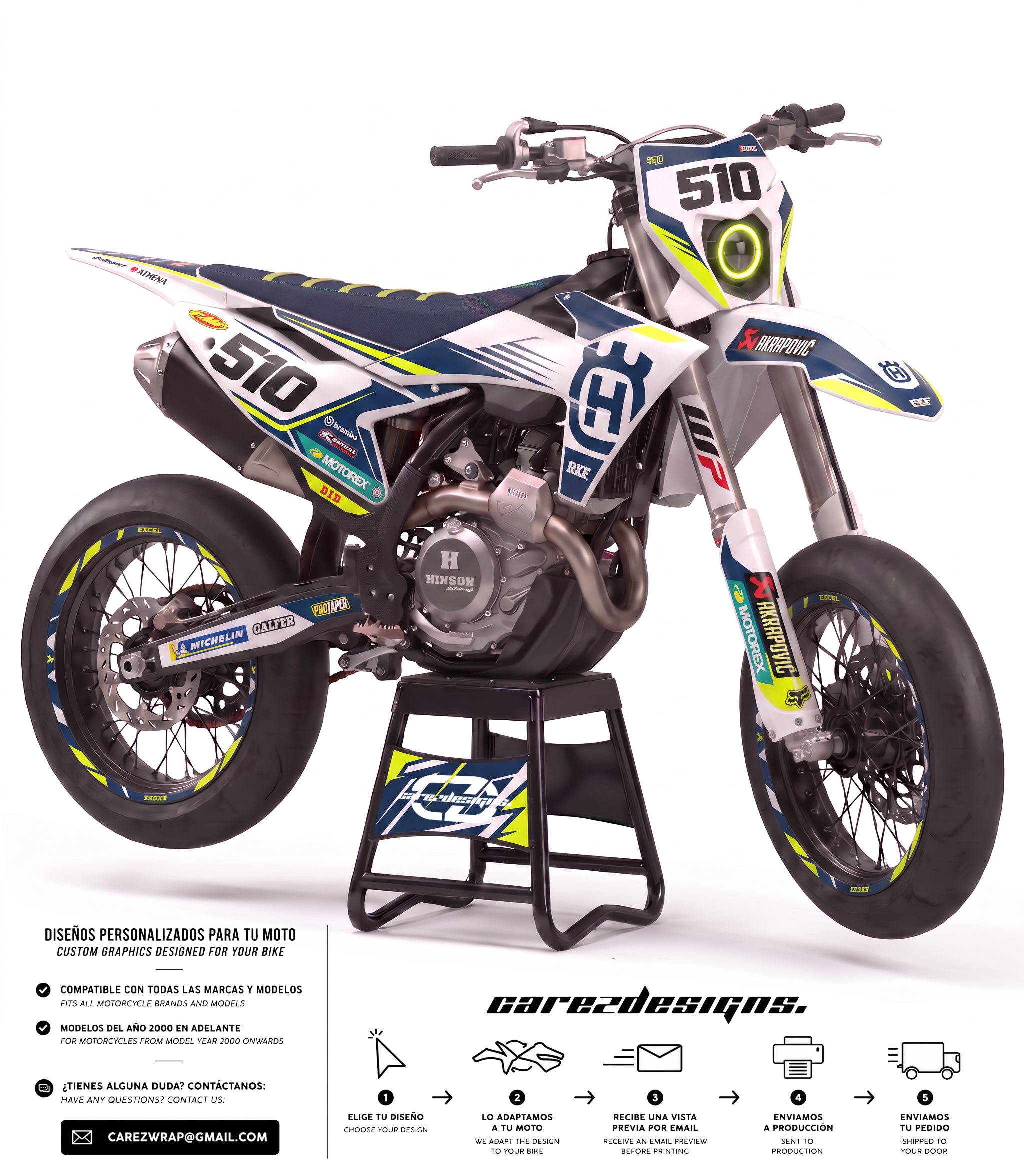 HUSQVARNA RACE - GRAPHICS KIT