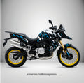 Adhesivos Moto Voge 900 DSX (2024-2026)- Hexagon Blue