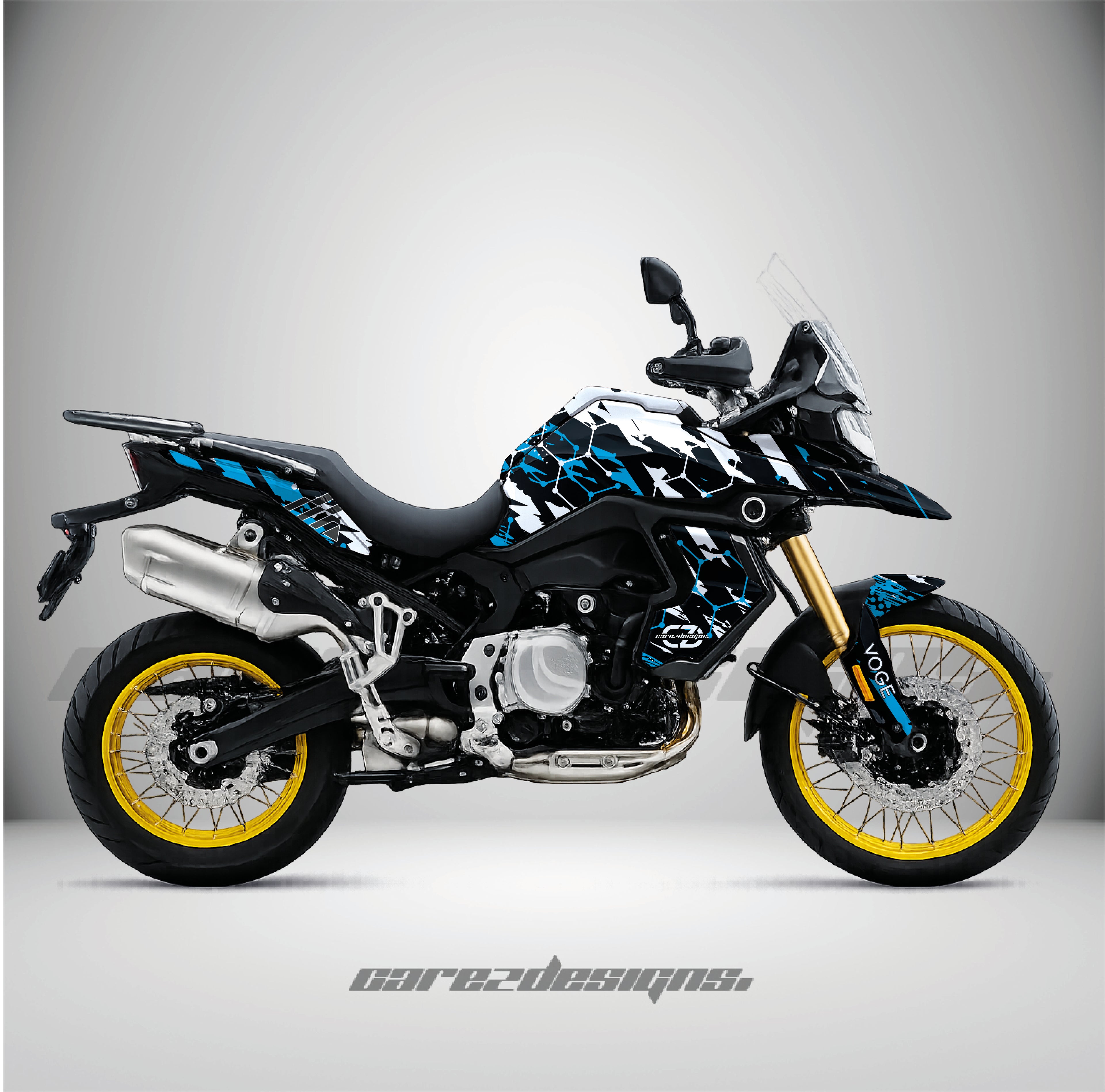 Adhesivos Moto Voge 900 DSX (2024-2026)- Hexagon Blue