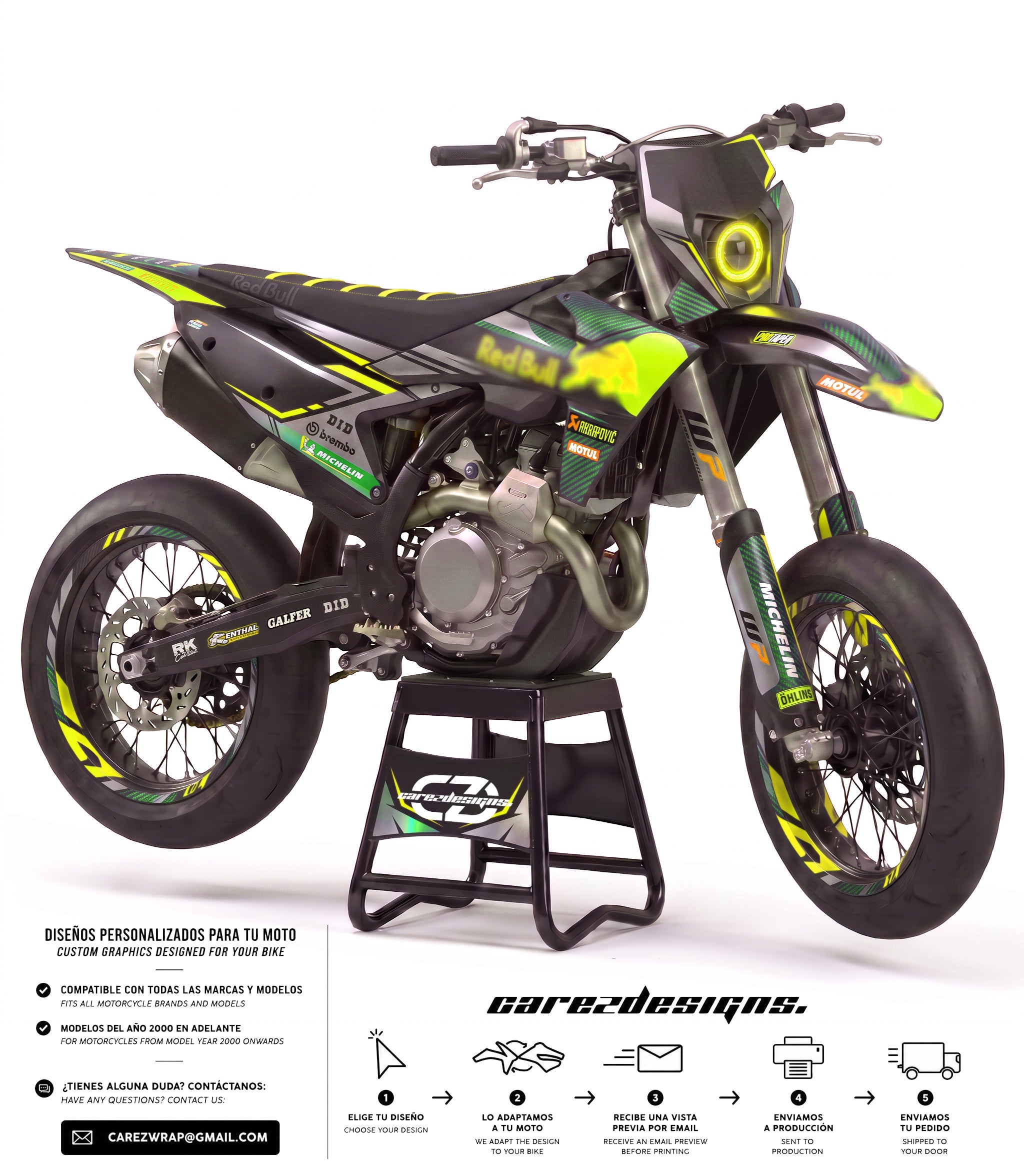 IGNITE  YELLOW - GRAPHICS KIT