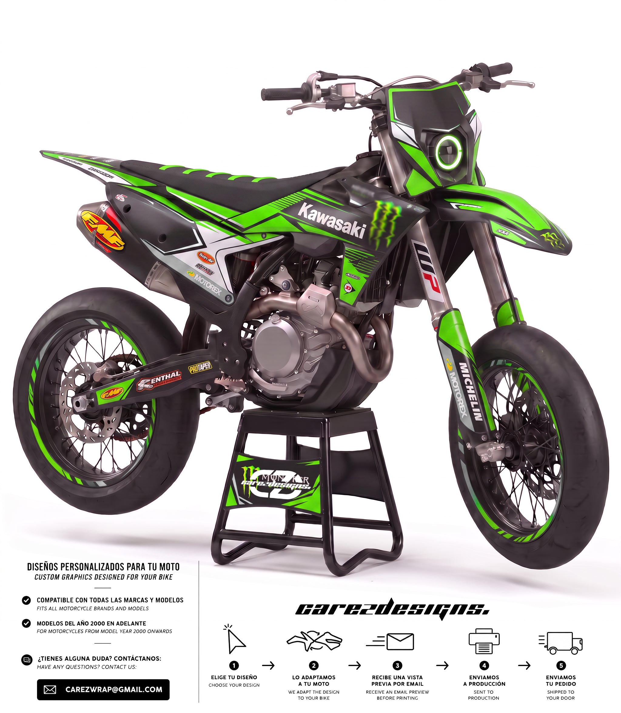 KAWASAKI FACTORY - GRAPHICS KIT