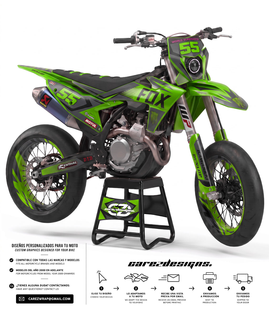 KAWASAKI FOX - GRAPHICS KIT