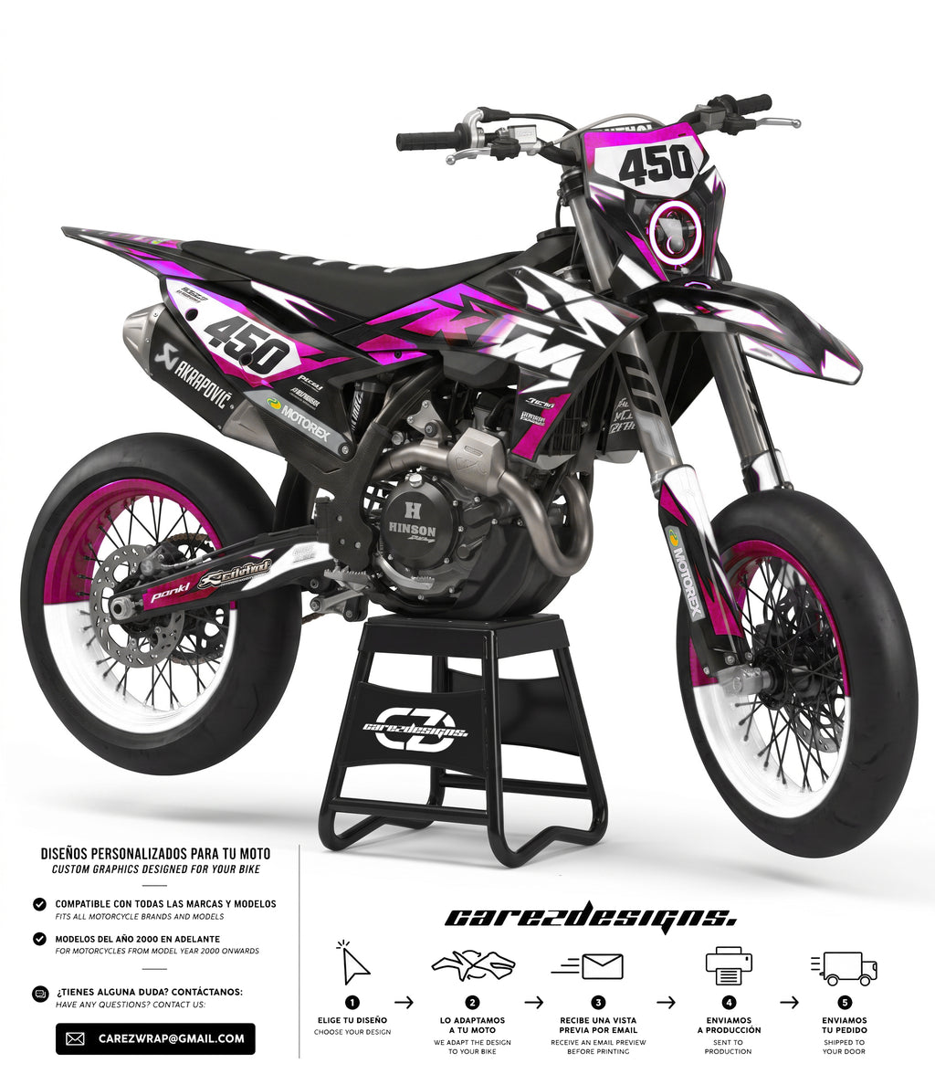 KTM NOVA PINK  - GRAPHICS KIT