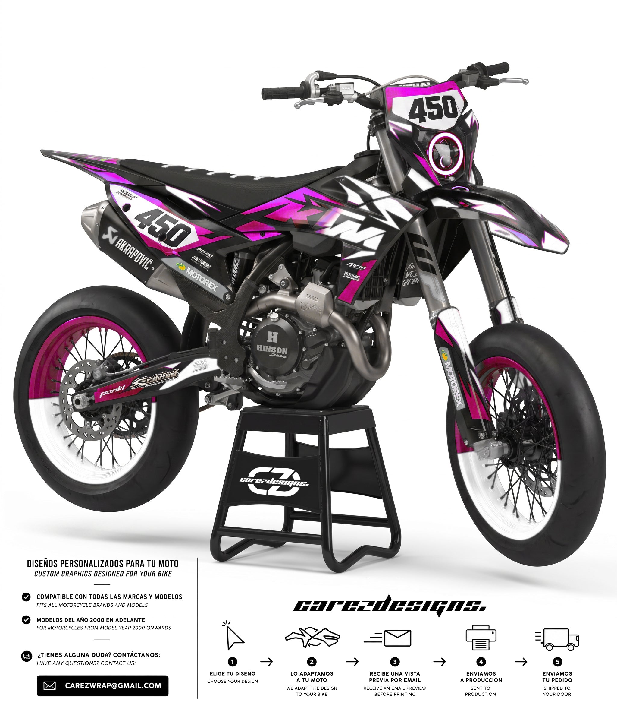 KTM NOVA PINK  - GRAPHICS KIT