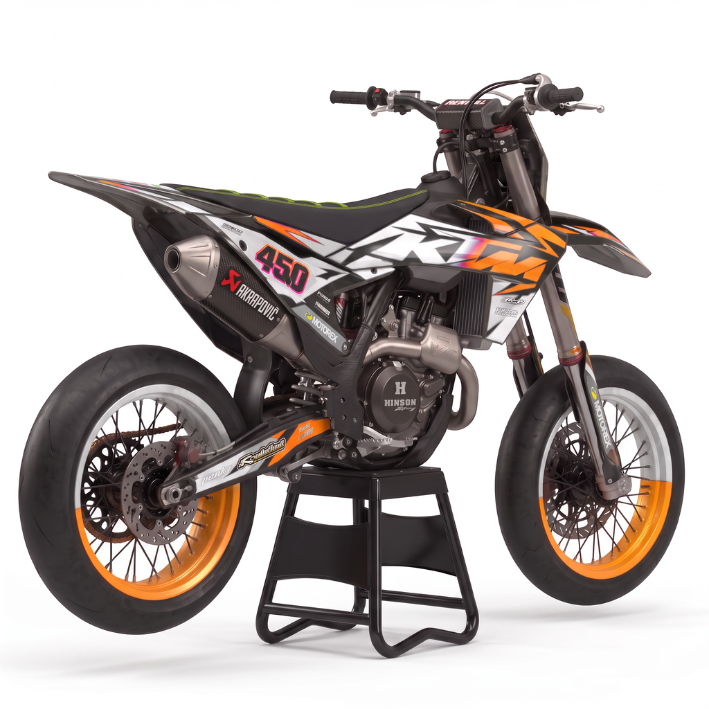 KTM NOVA WHITE  - GRAPHICS KIT