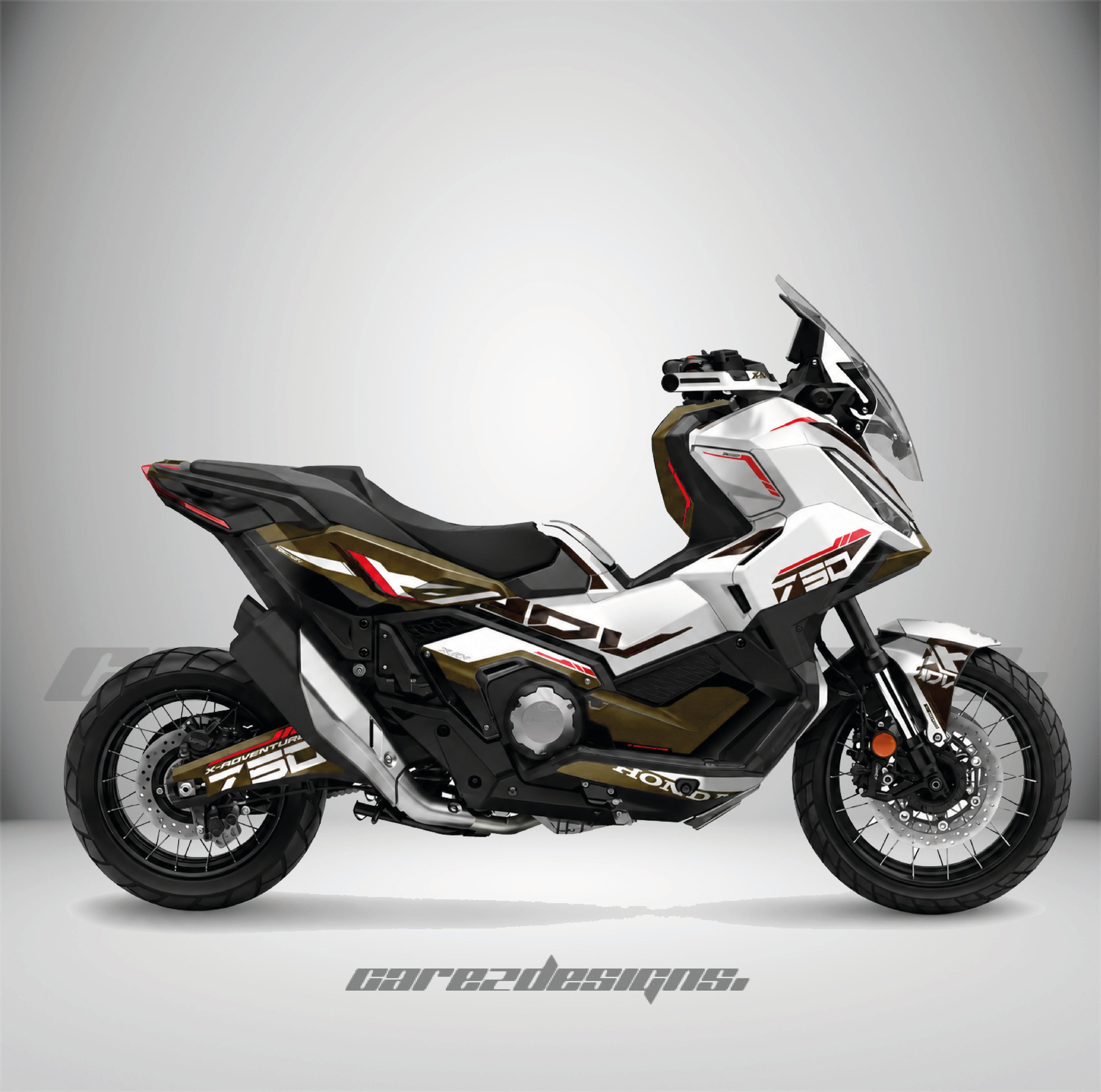 Kit Adhesivos Honda X-ADV 750- Artic Racing Brown