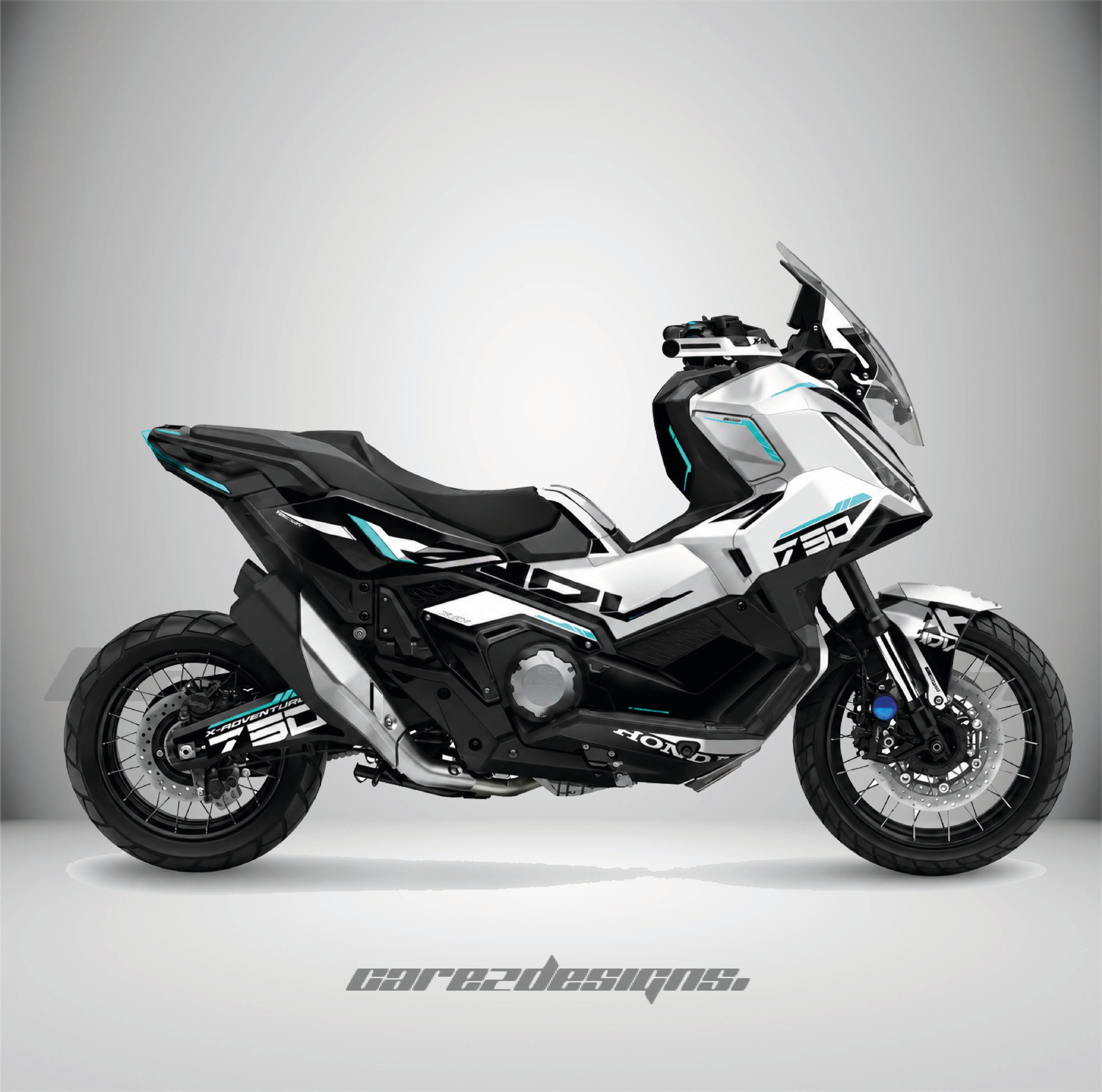 Kit Adhesivos Honda X-ADV 750- Artic Racing Cyan
