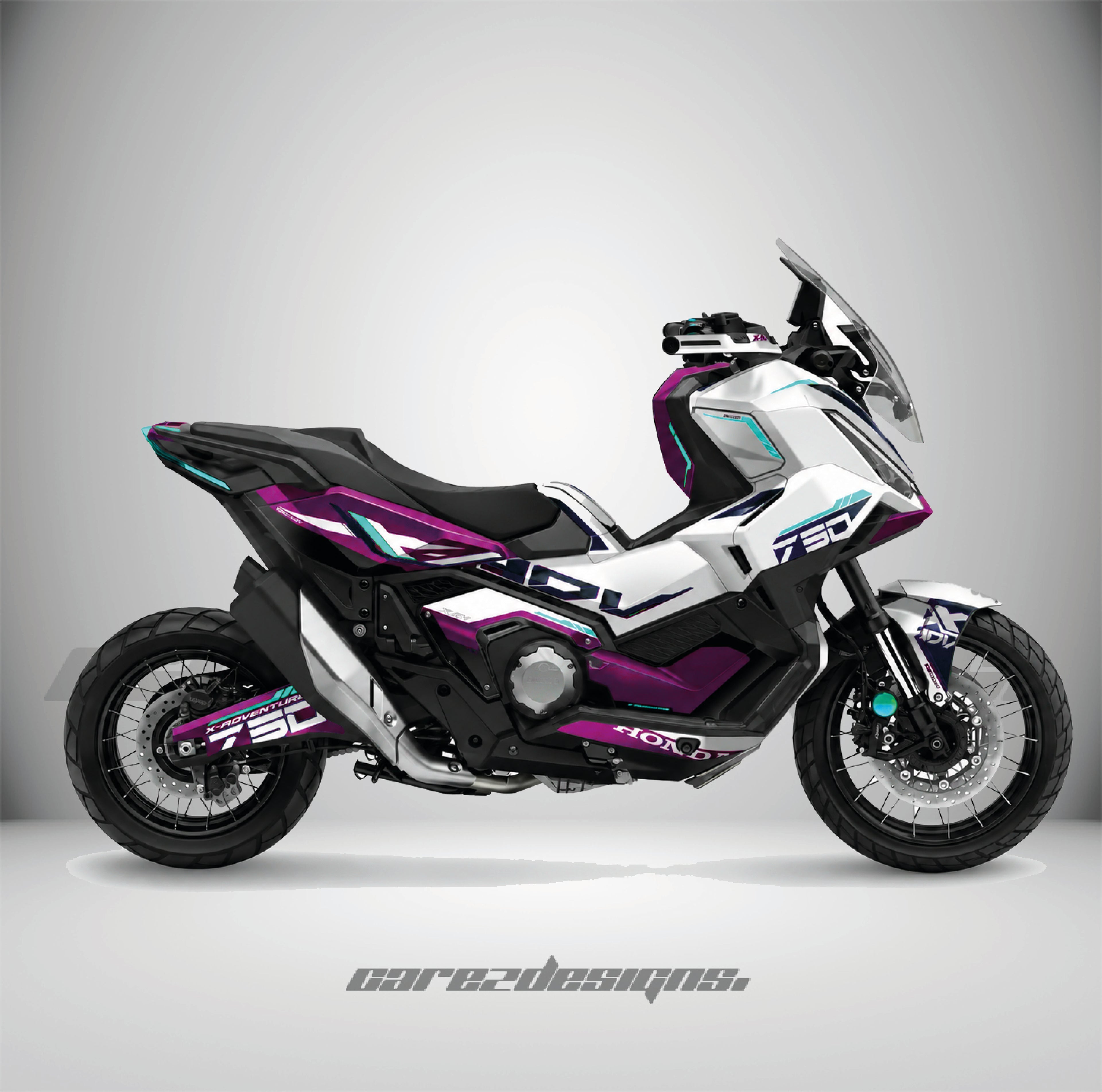 Kit Adhesivos Honda X-ADV 750- Artic Racing Purple