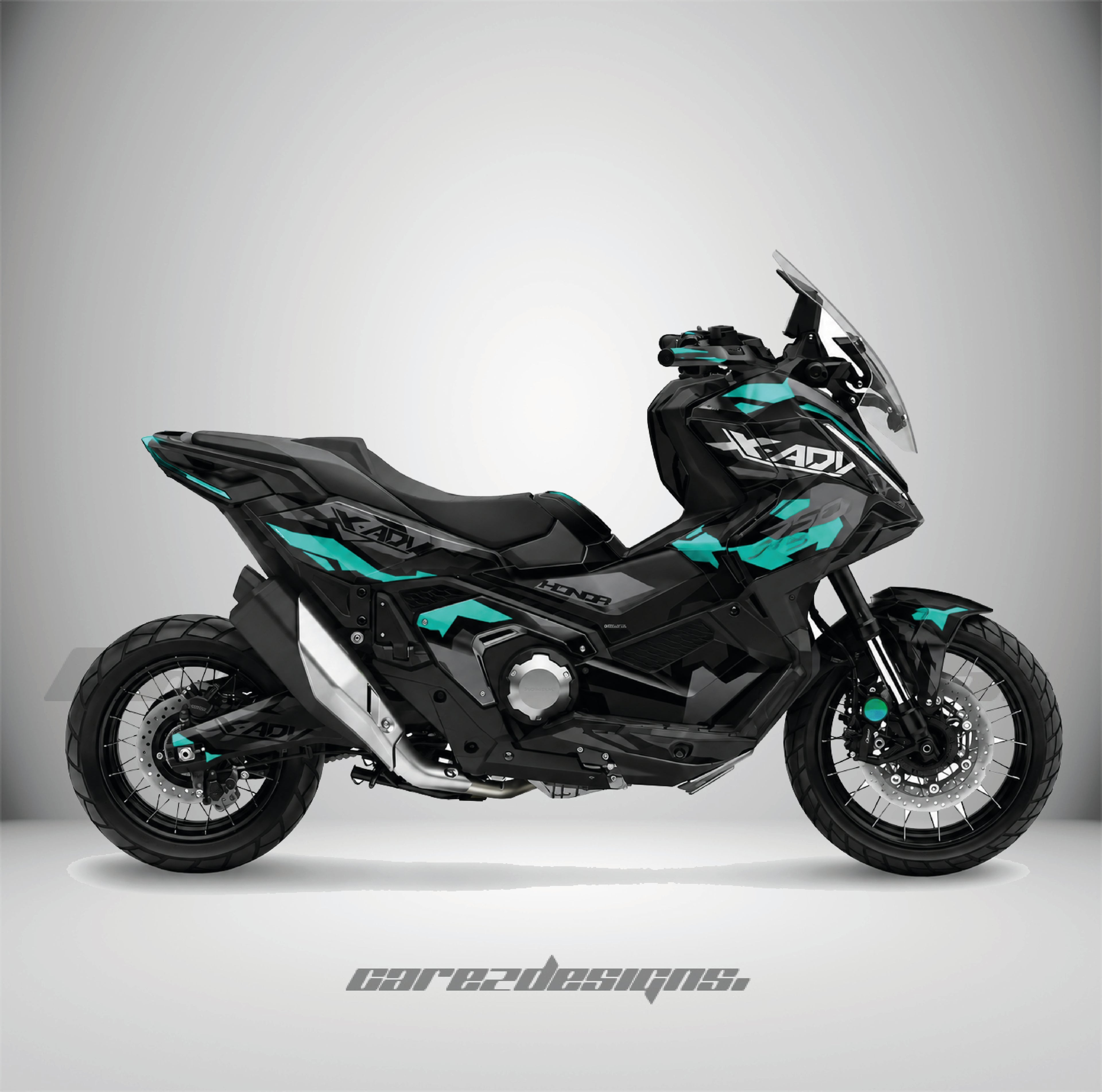 Kit Adhesivos Honda X-ADV 750- Geometric Cyan