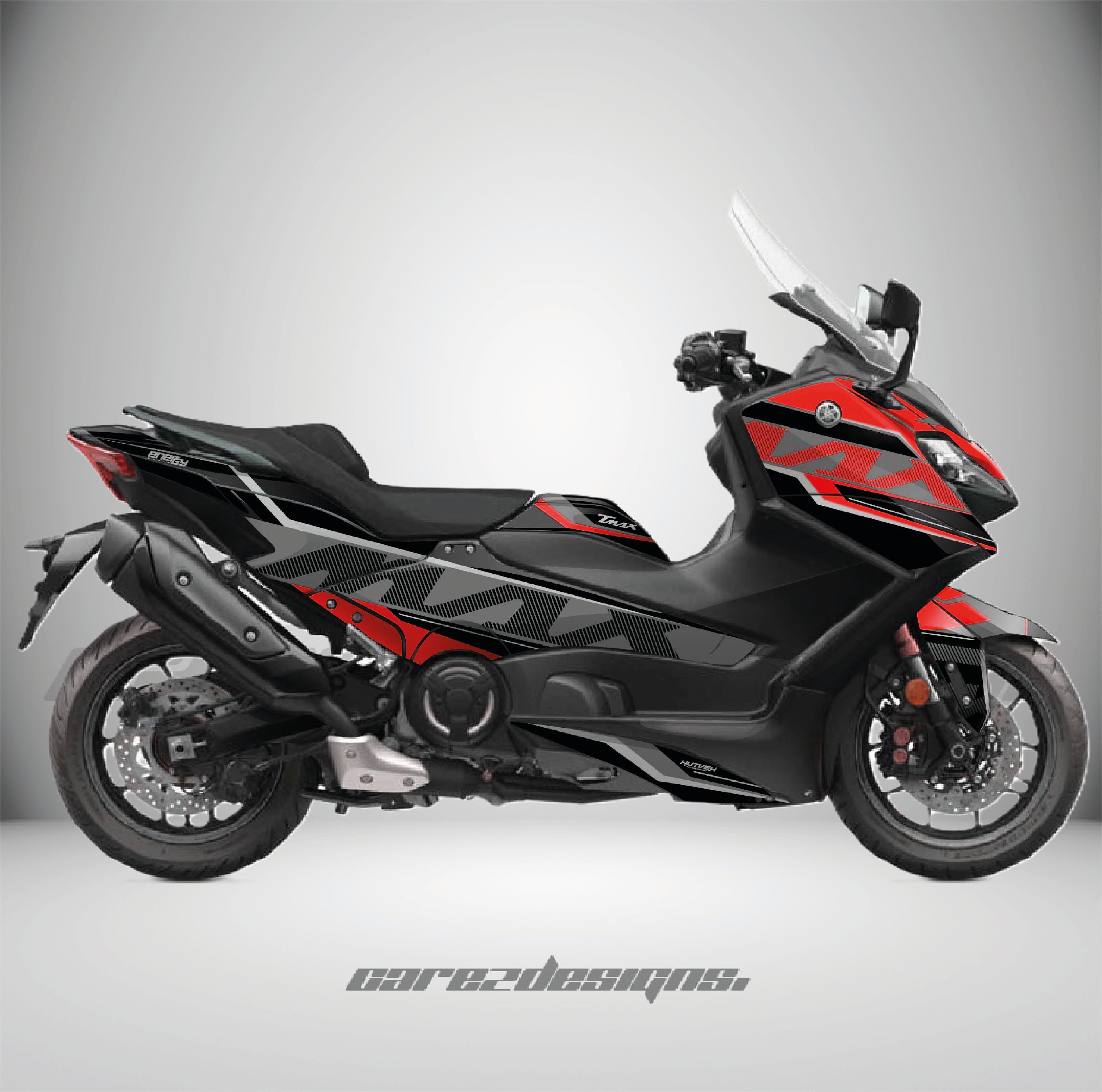 Kit Adhesivos Yamaha Tmax (All Models) Apex Red