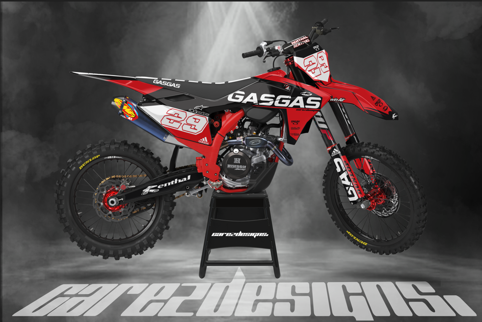 Kit De Adhesivos GasGas - Farming Red