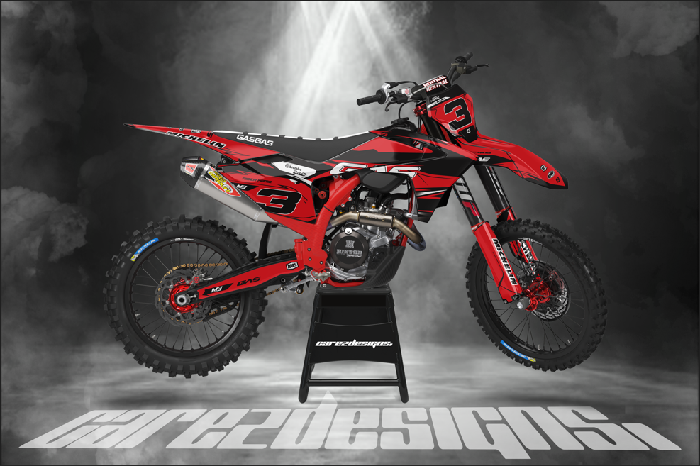 Kit De Adhesivos GasGas - Pure Red