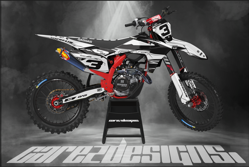 Kit De Adhesivos GasGas - Pure White