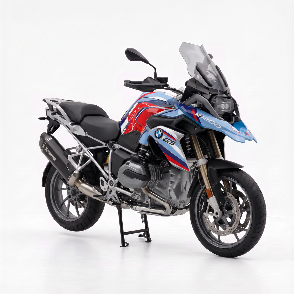 Kit de Adhesivos para BMW 1200/1250 GS (2014-)-Azul,Rojo y blanco