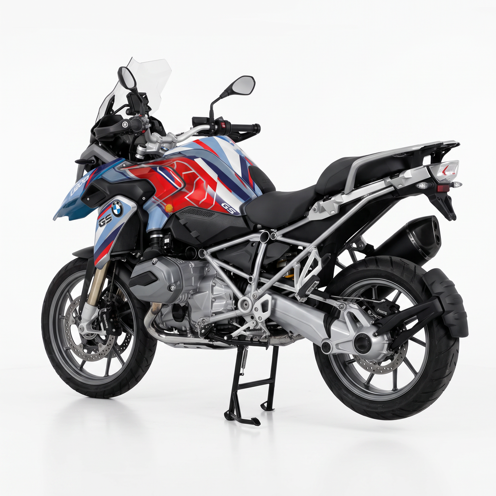 Kit de Adhesivos para BMW 1200/1250 GS (2014-)-Azul,Rojo y blanco