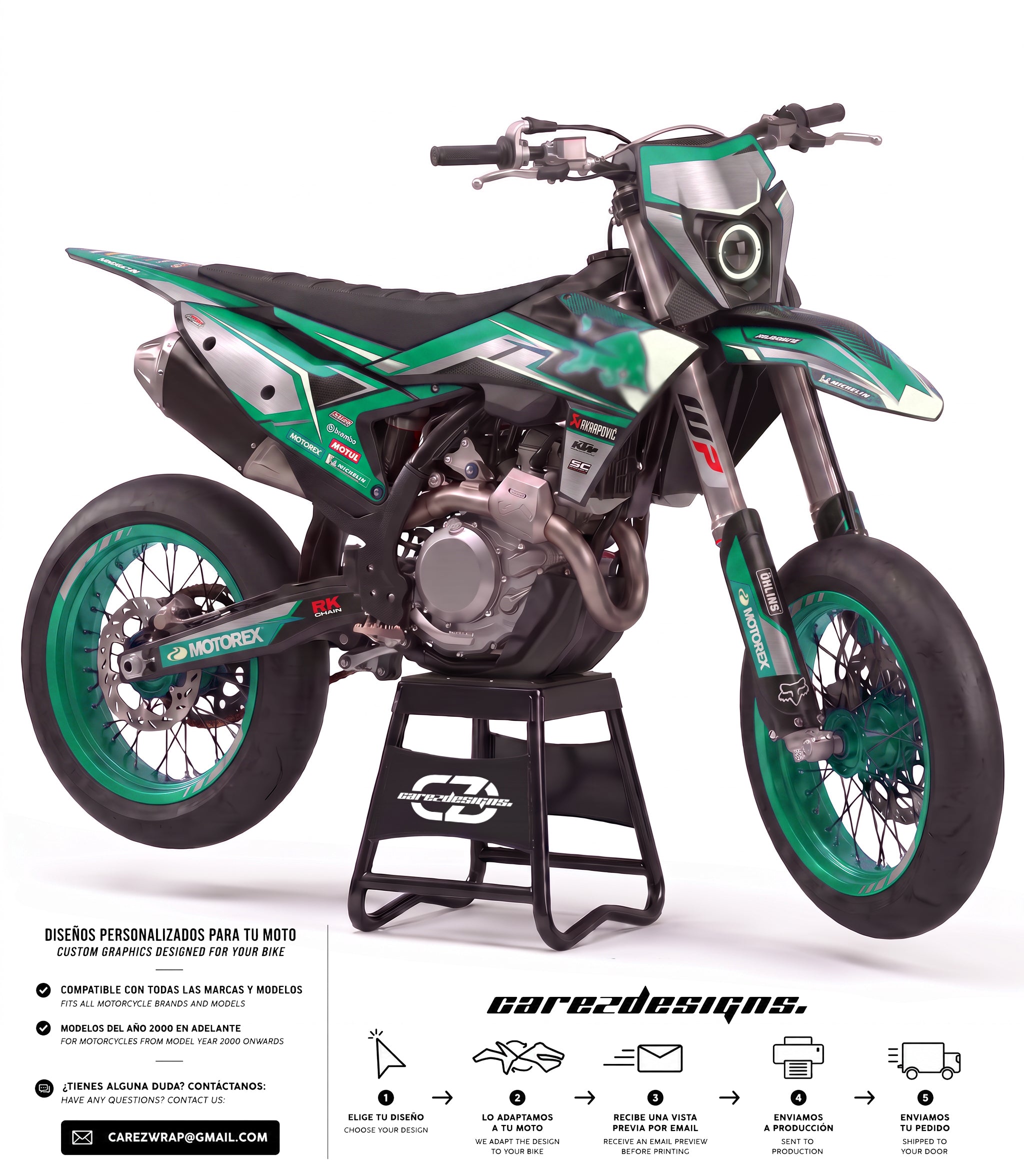 NUBE GREEN - GRAPHICS KIT
