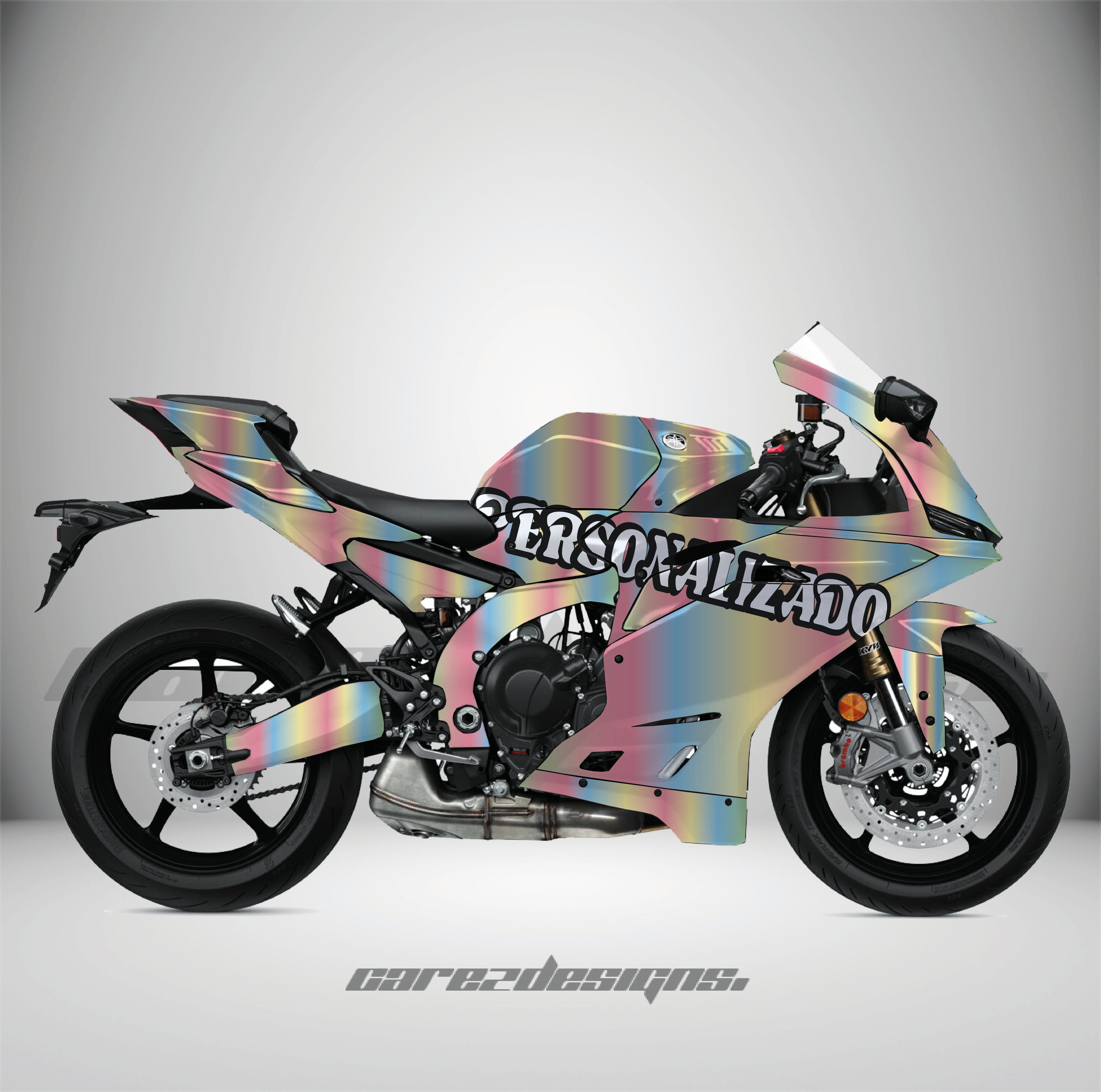 Kit De Adhesivos Personalizado Para Moto De Carretera