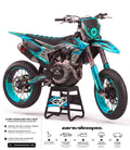 RACE CYAN  - GRAPHICS KIT