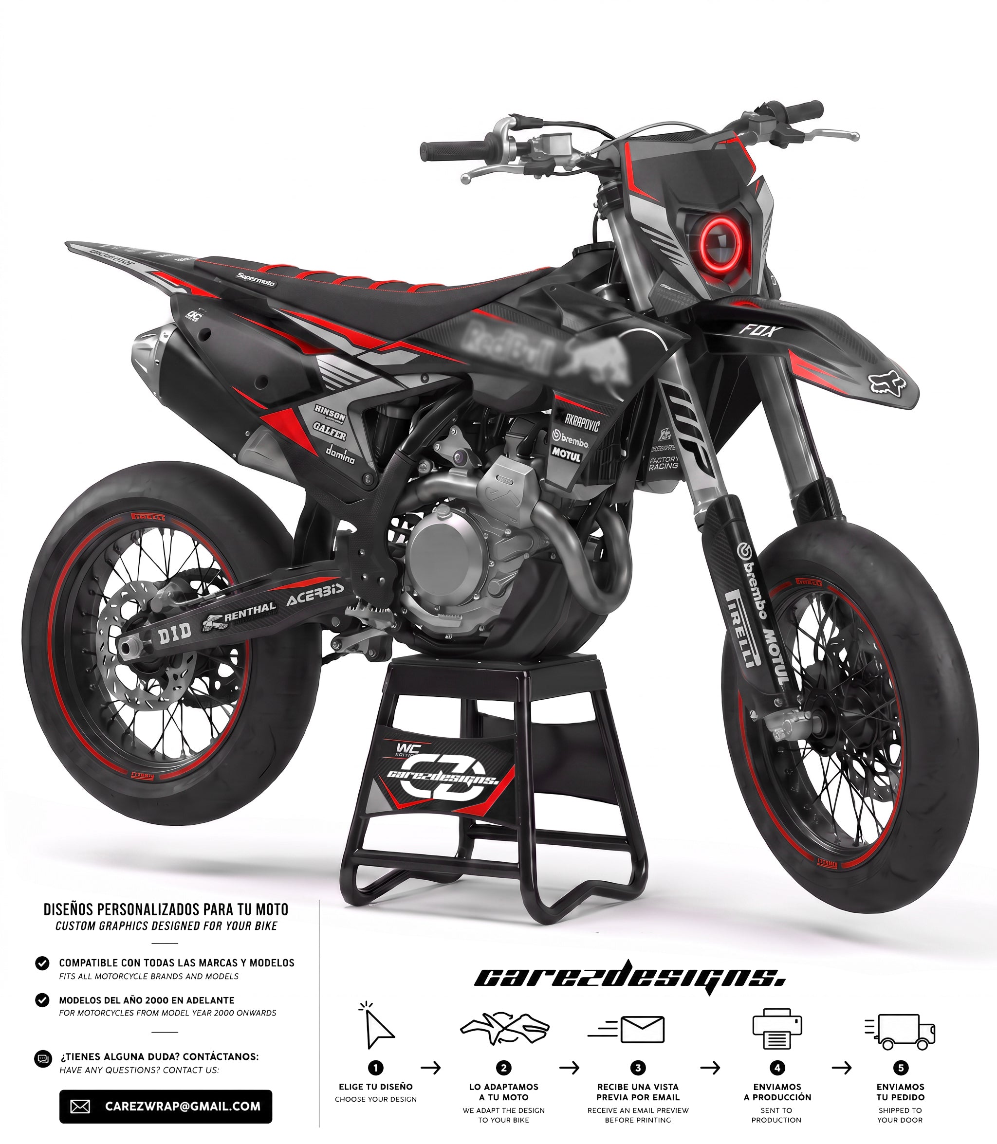 RAMPAGE RED - GRAPHICS KIT