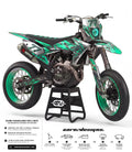 TITAN CYAN CHROME  - GRAPHICS KIT